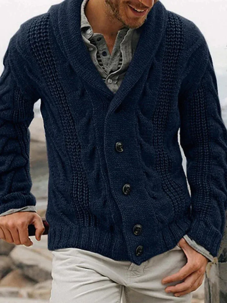 Cardigan Single Breasted Knit Oversized Sweater