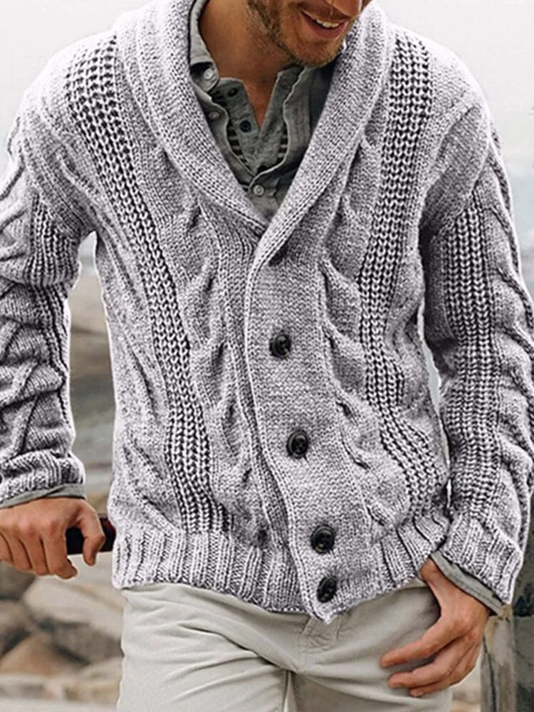 Cardigan Single Breasted Knit Oversized Sweater