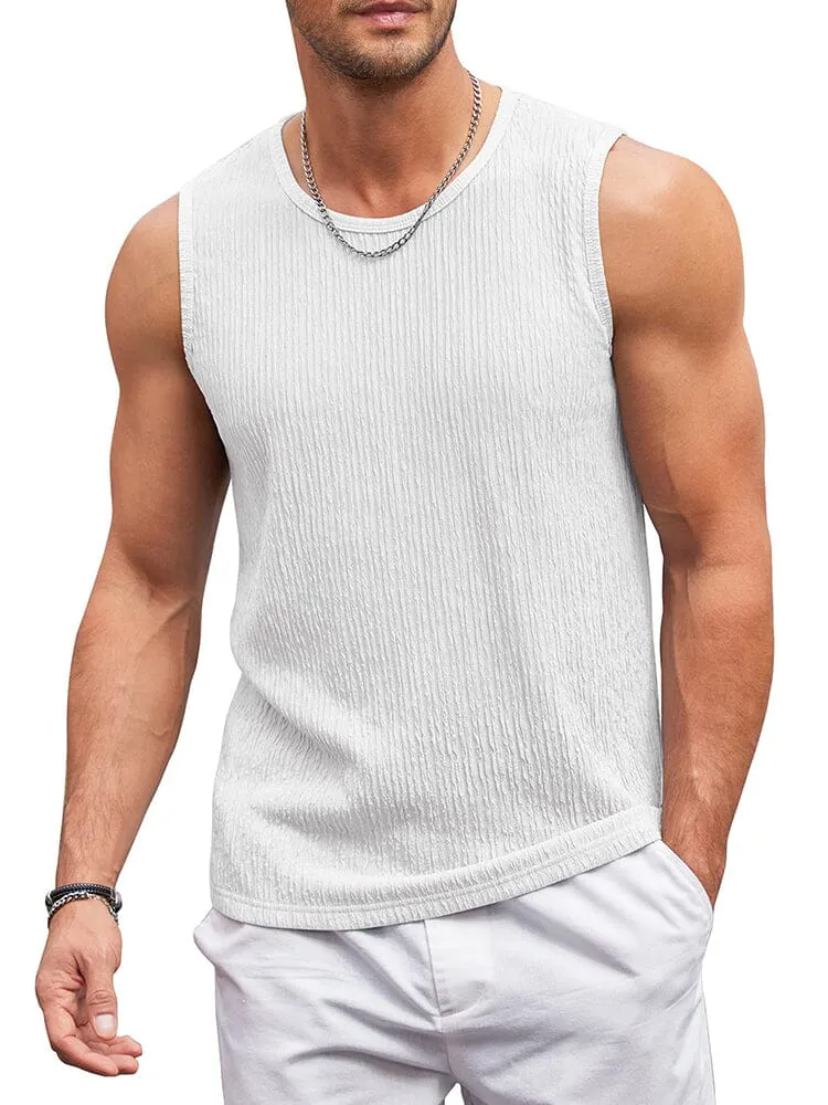 Casaul Jacquard Knit Tank Top (US Only)