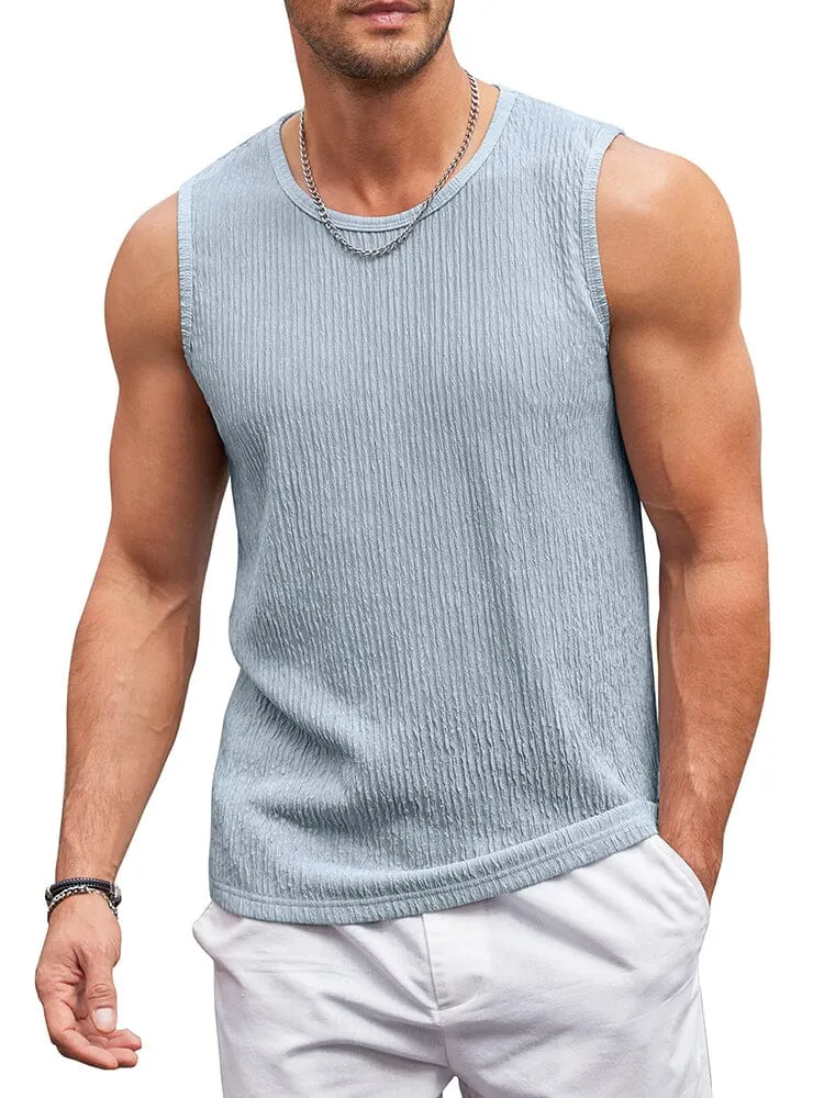 Casaul Jacquard Knit Tank Top (US Only)