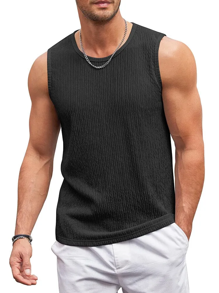 Casaul Jacquard Knit Tank Top (US Only)