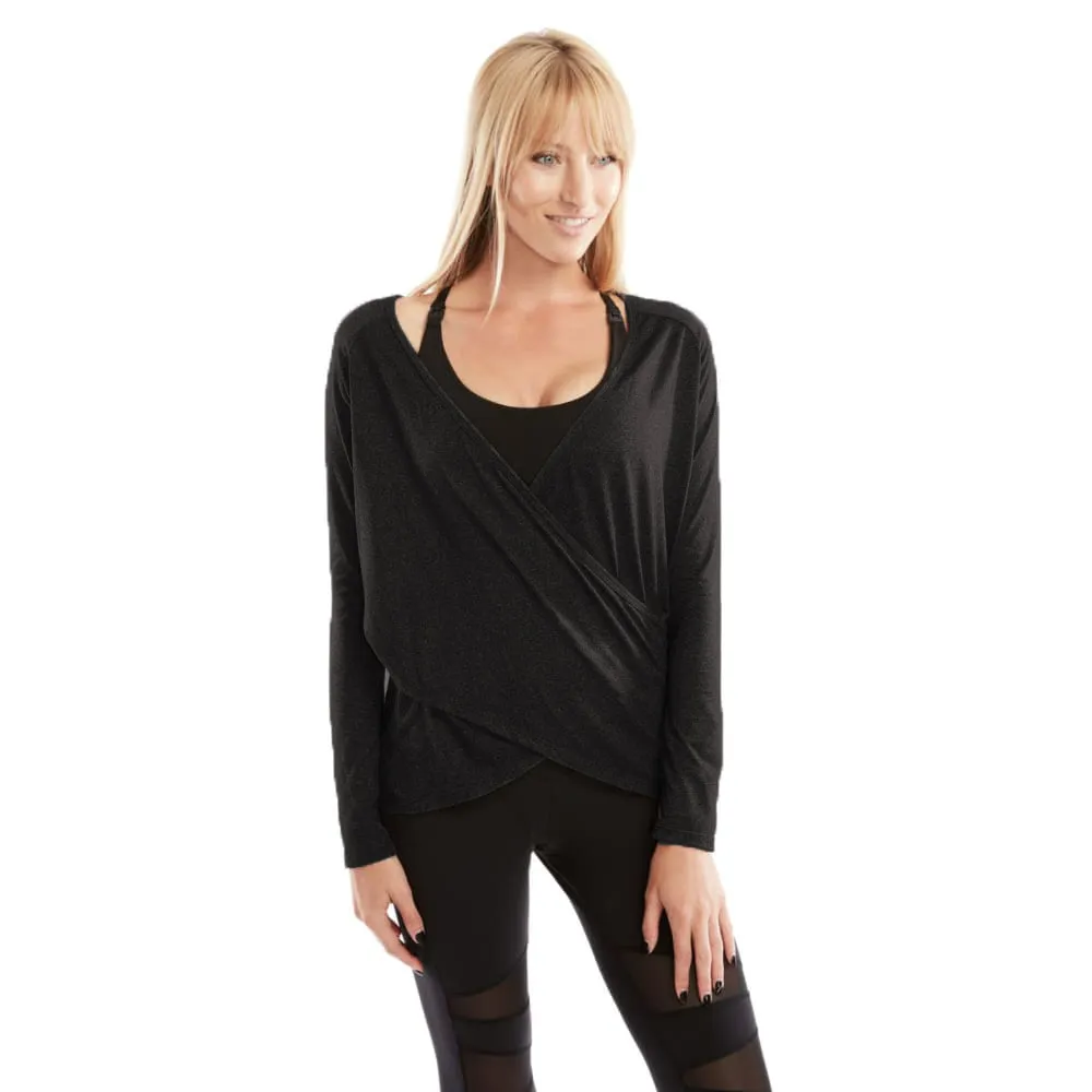 Charlotte Impossibly Soft Two-Way Nursing Wrap (Jet Black)