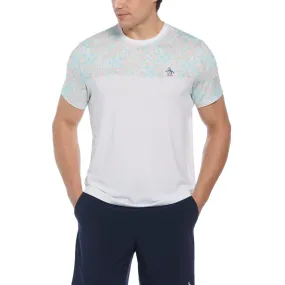 Checkerboard Block Performance Tennis Tee