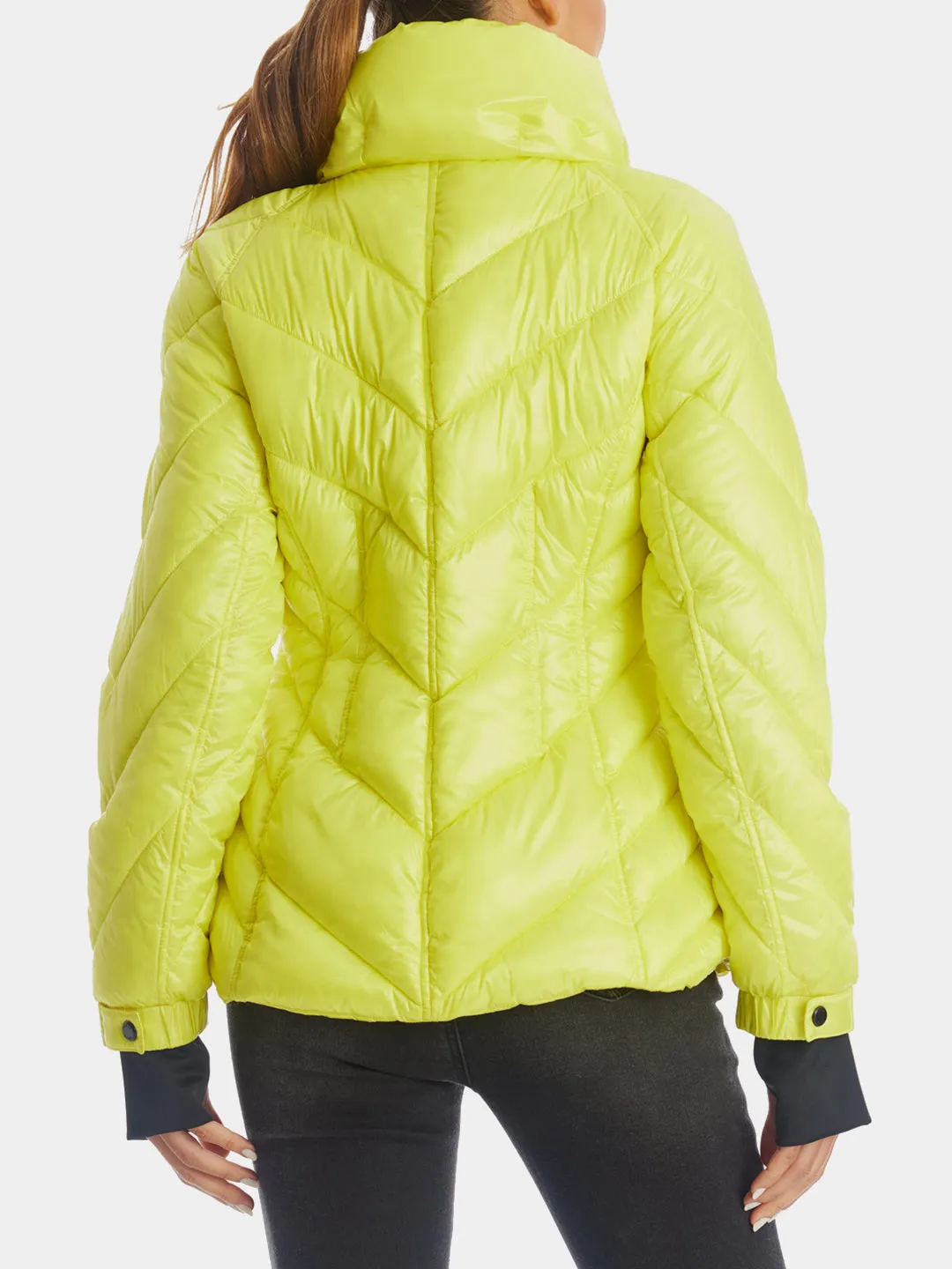 Chevron Puffer Jacket