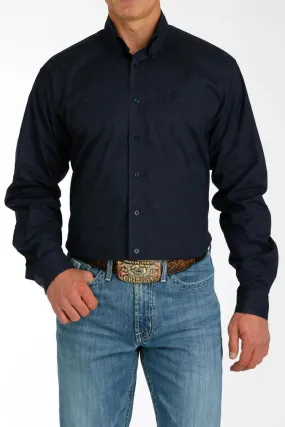 Cinch Dark Navy Paisly Shirt