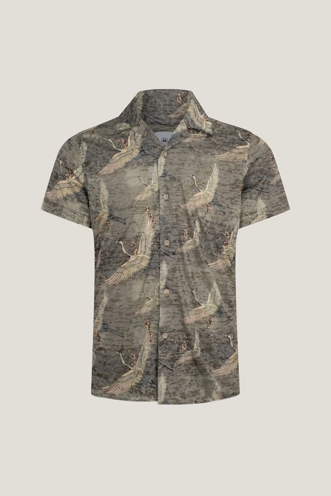 Collared Lightweight Shirt - Stork Green