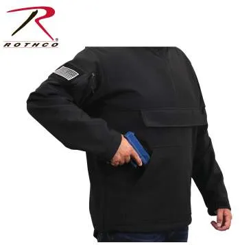 Concealed Carry Soft Shell Anorak - Black