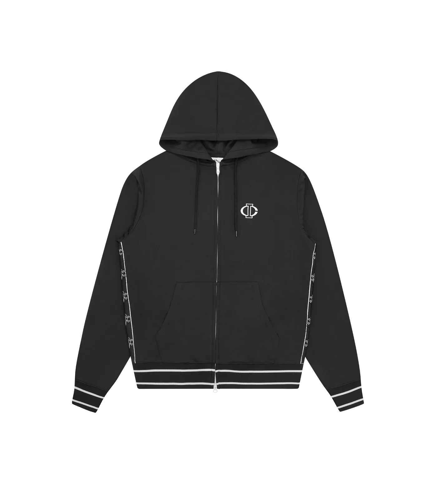 CONES & BONES TAPED TRACK TOP - BLACK