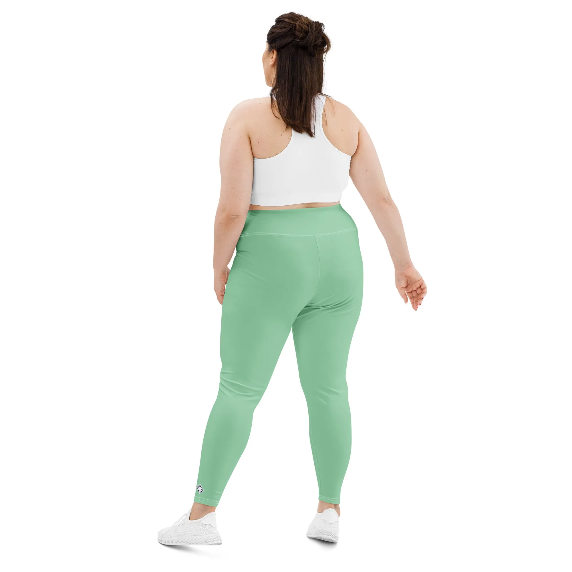 Confidence in Motion: Women's Plus Size Yoga Leggings - Vista Blue