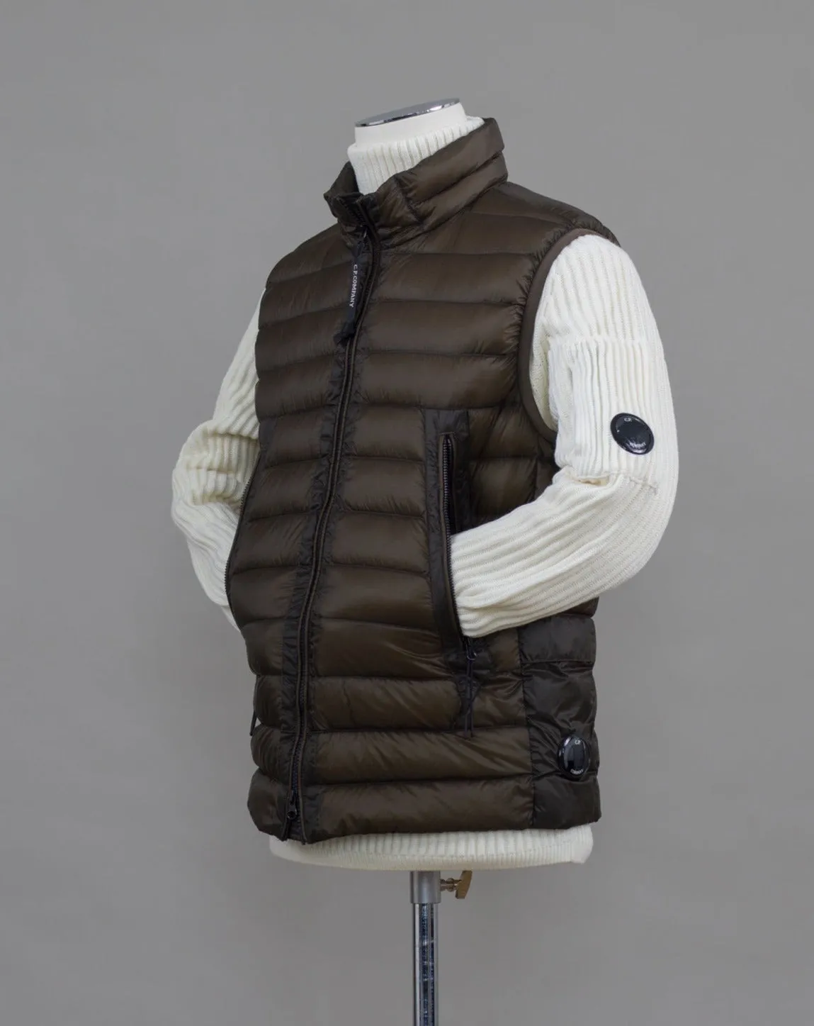 C.P. Company DD Shell Down Vest / Ivy Green