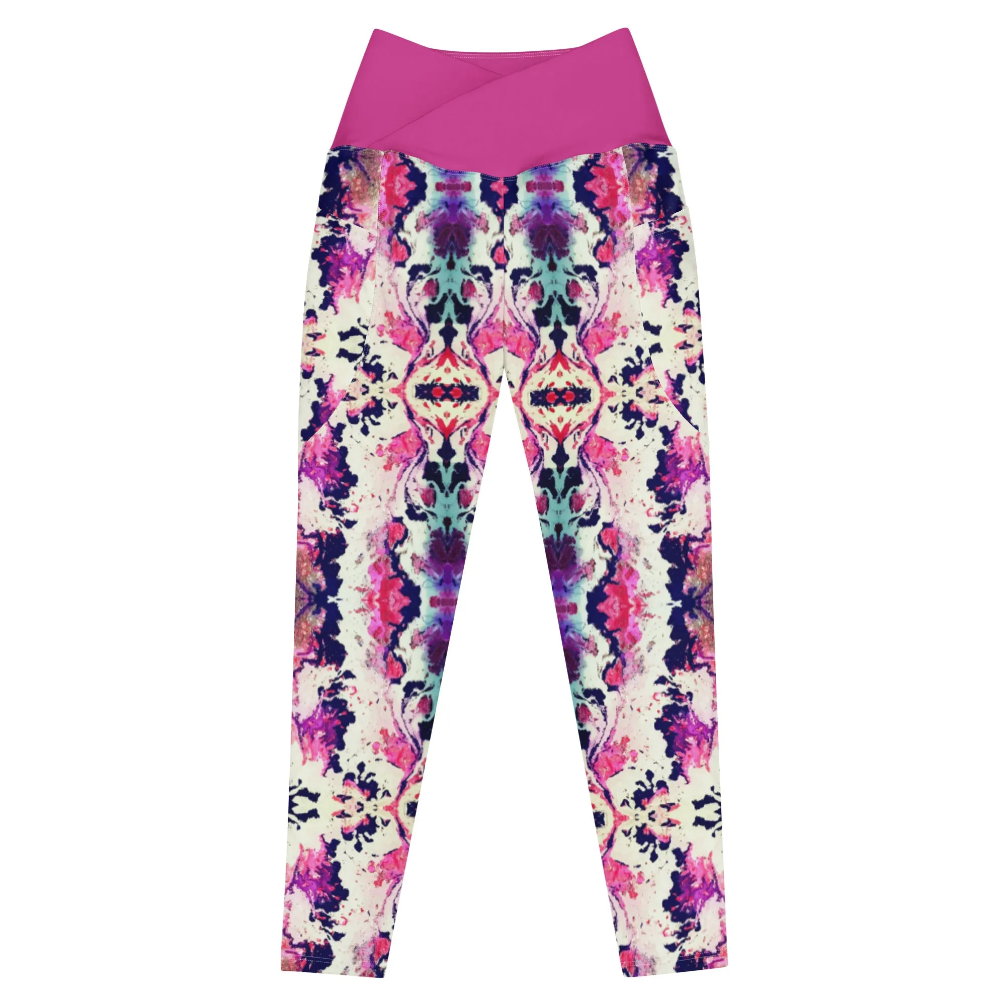 Crossover leggings, pastel love