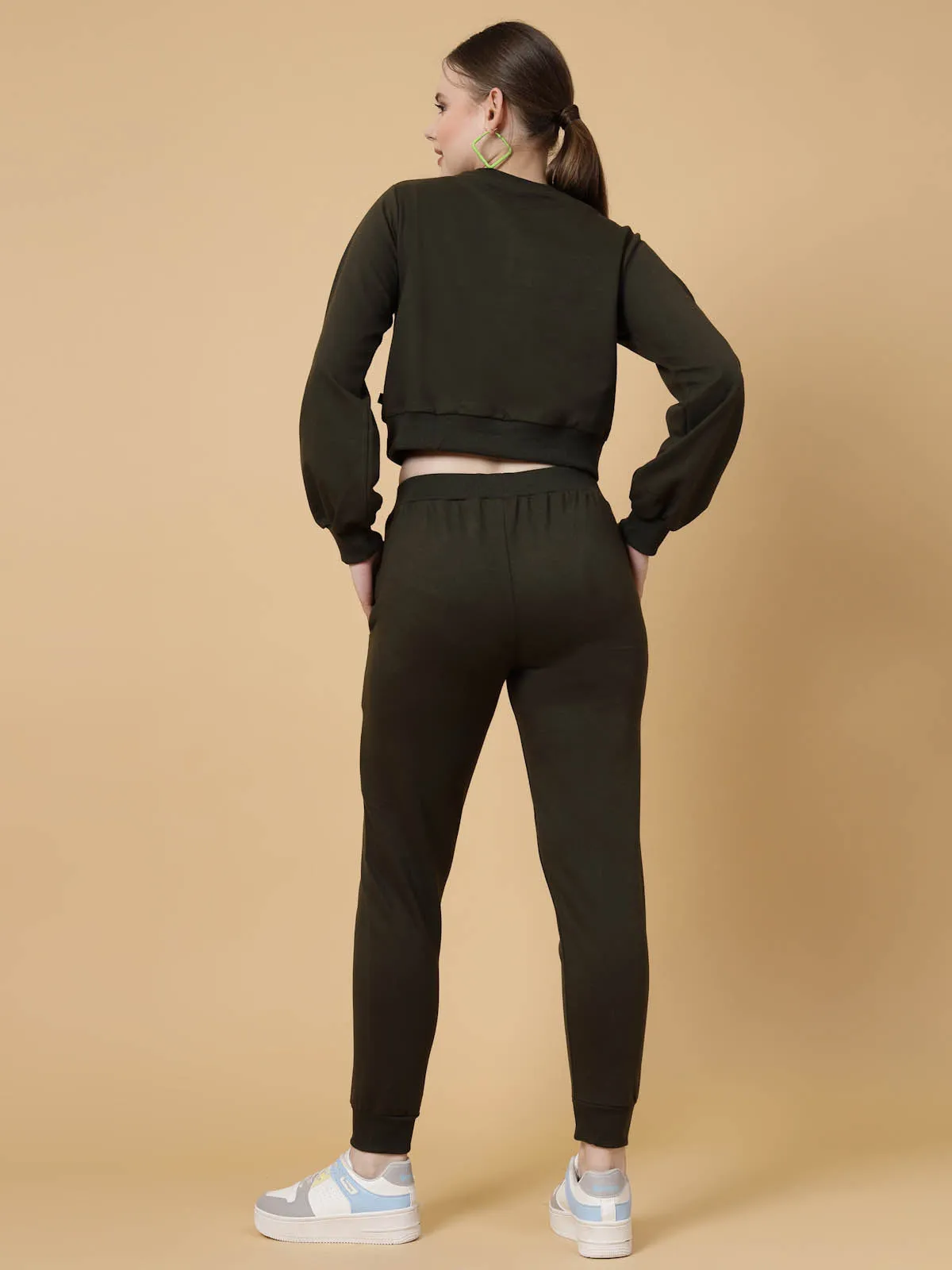 Cutout Neck Detail Tracksuit