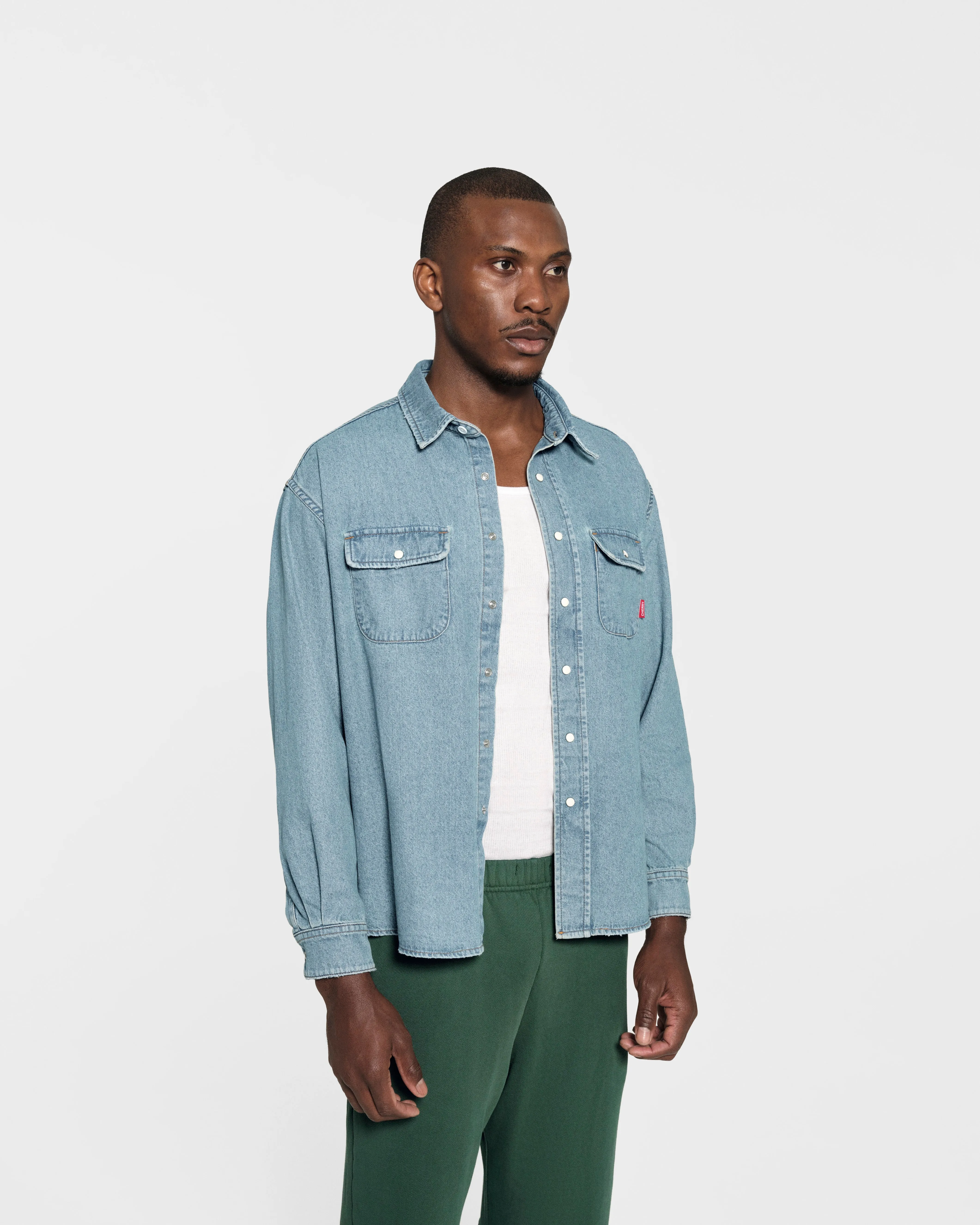 Denim Overshirt (Indigo)