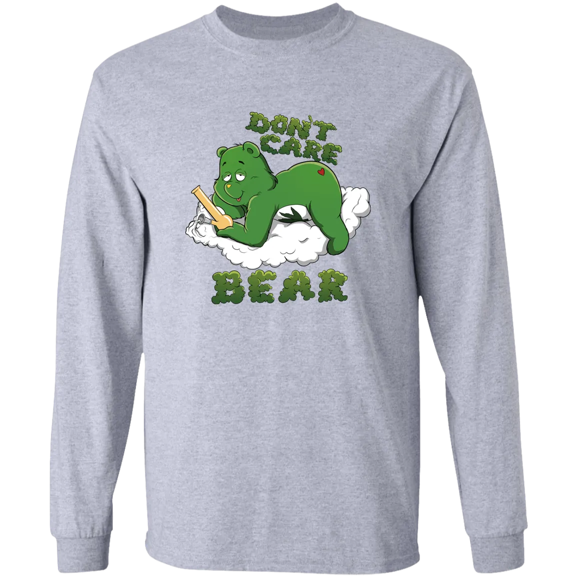 Don't Care Bear Long T-Shirt