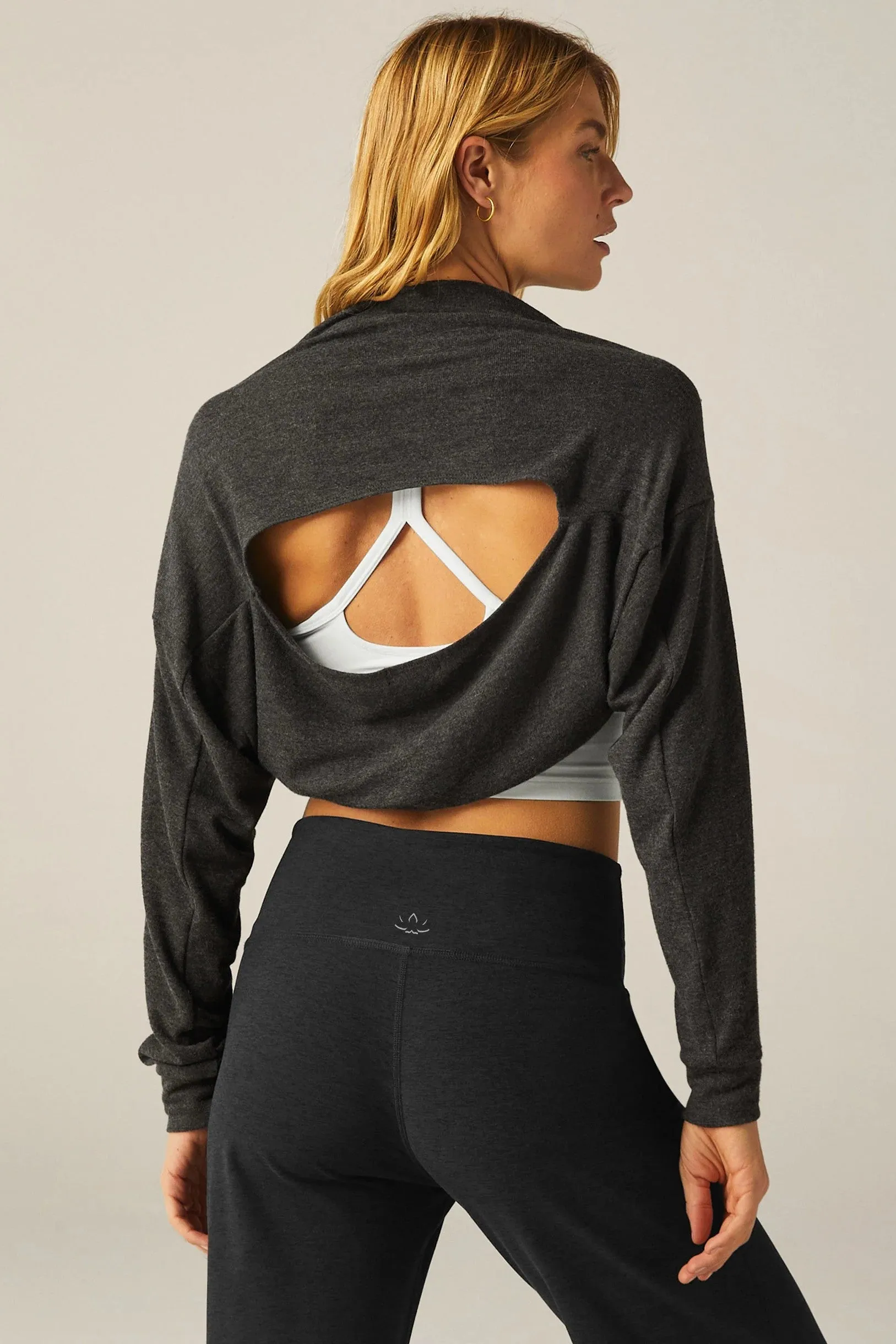 Duet 2 Way Convertible Shrug - Charcoal