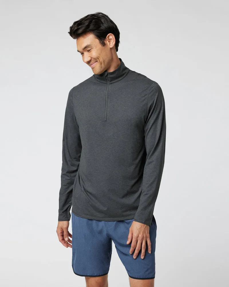 Ease Performance 1/2 Zip 2.0: Charcoal Heather