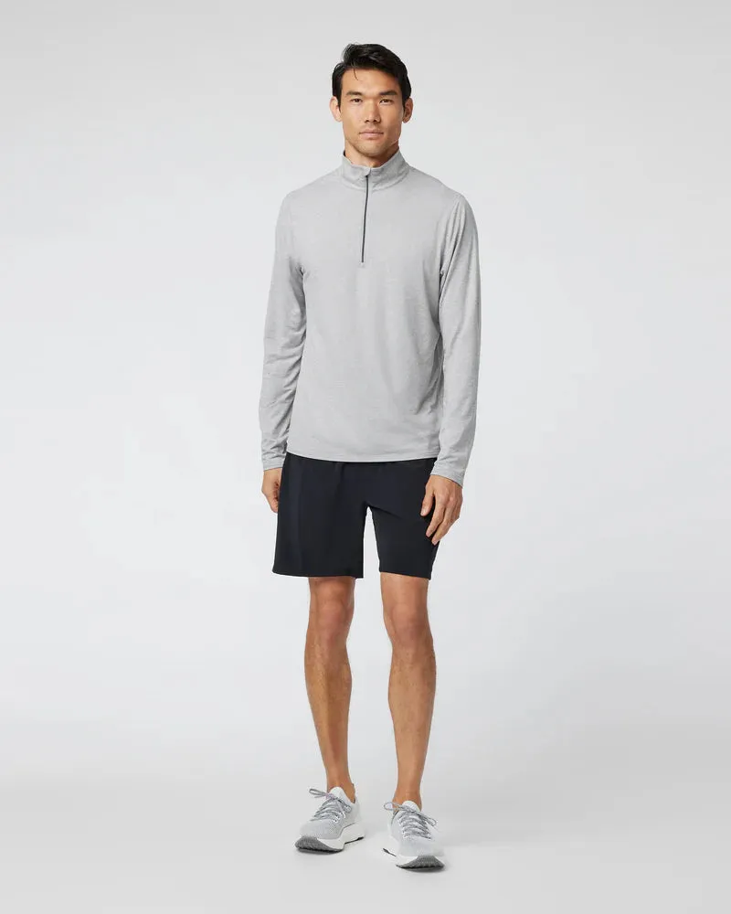 Ease Performance 1/2 Zip 2.0: Light Heather Grey