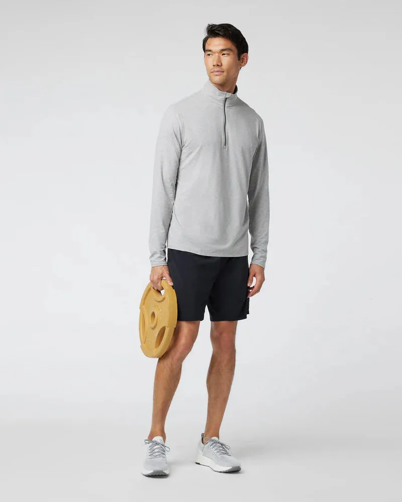 Ease Performance 1/2 Zip 2.0: Light Heather Grey