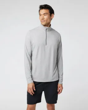 Ease Performance 1/2 Zip 2.0: Light Heather Grey