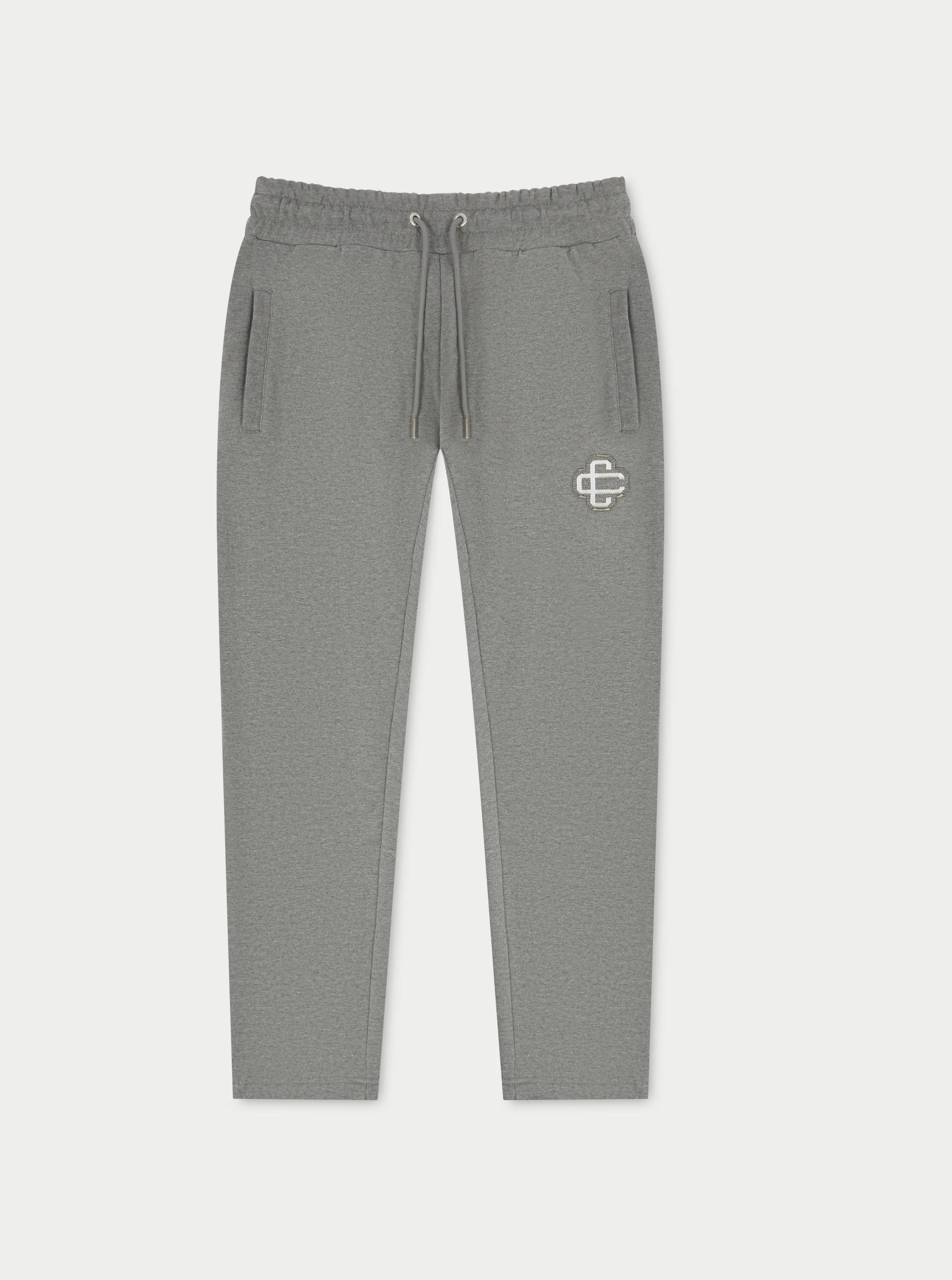 EMBLEM SLIM FIT JOGGER - GREY MARL