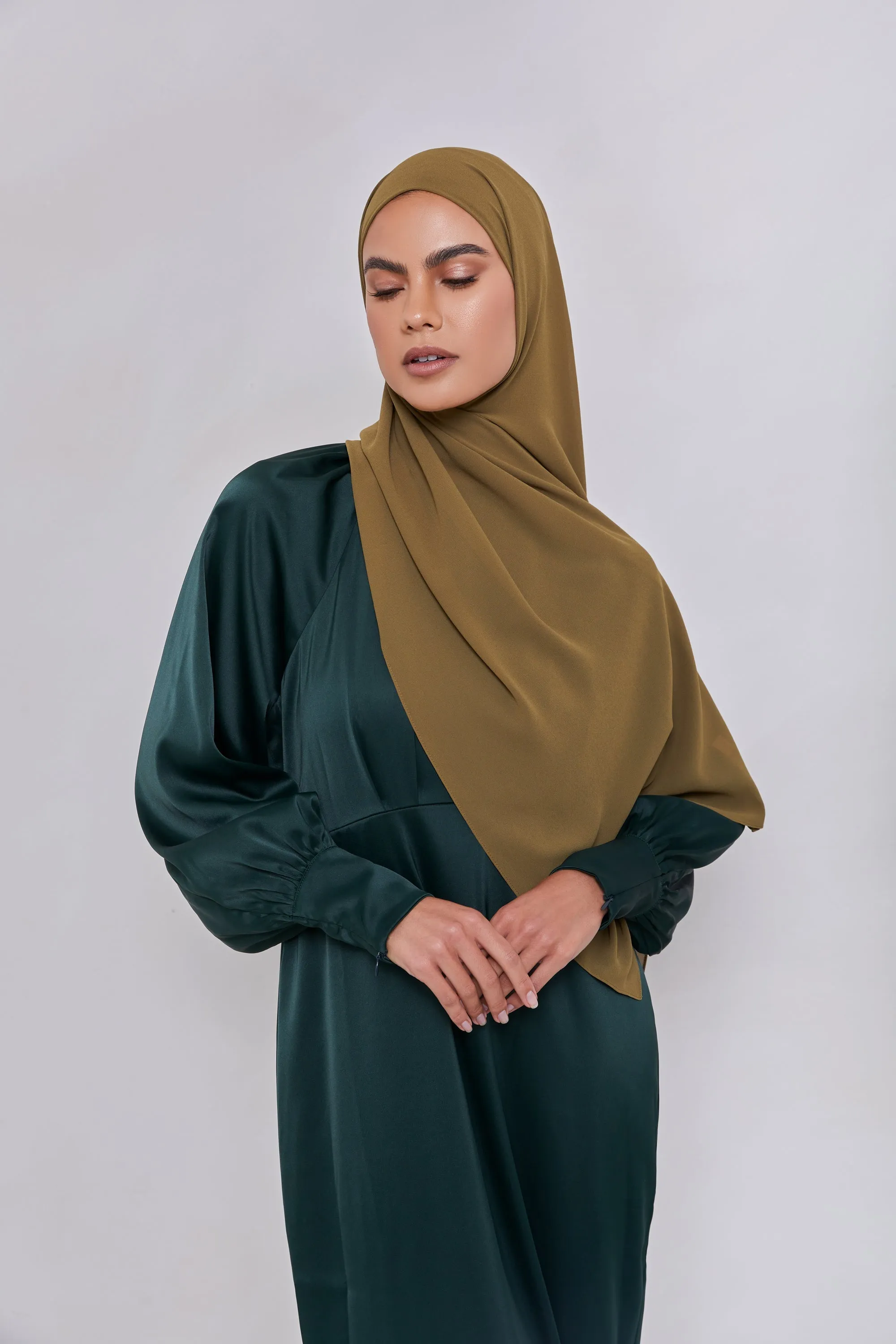 Essential Chiffon Hijab - Olive