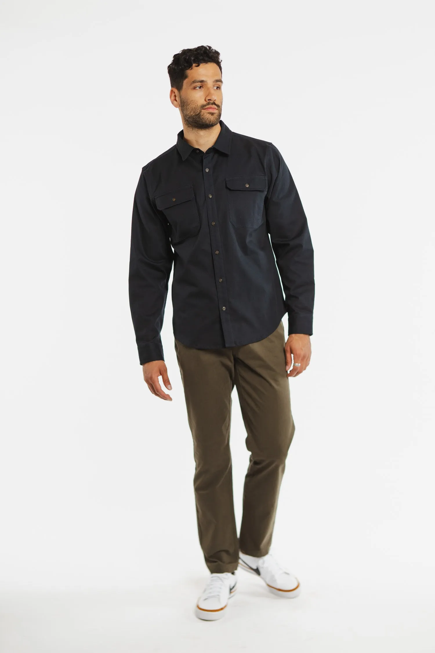 Eugene Utility Shirt / Navy