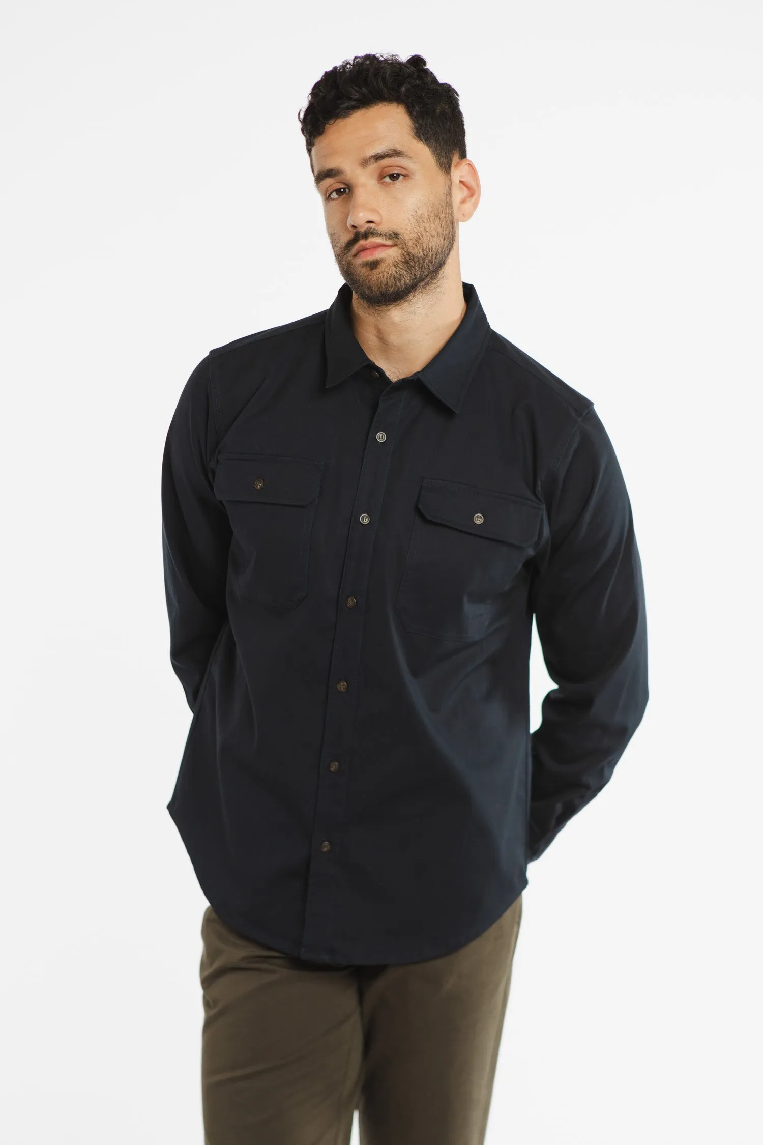 Eugene Utility Shirt / Navy