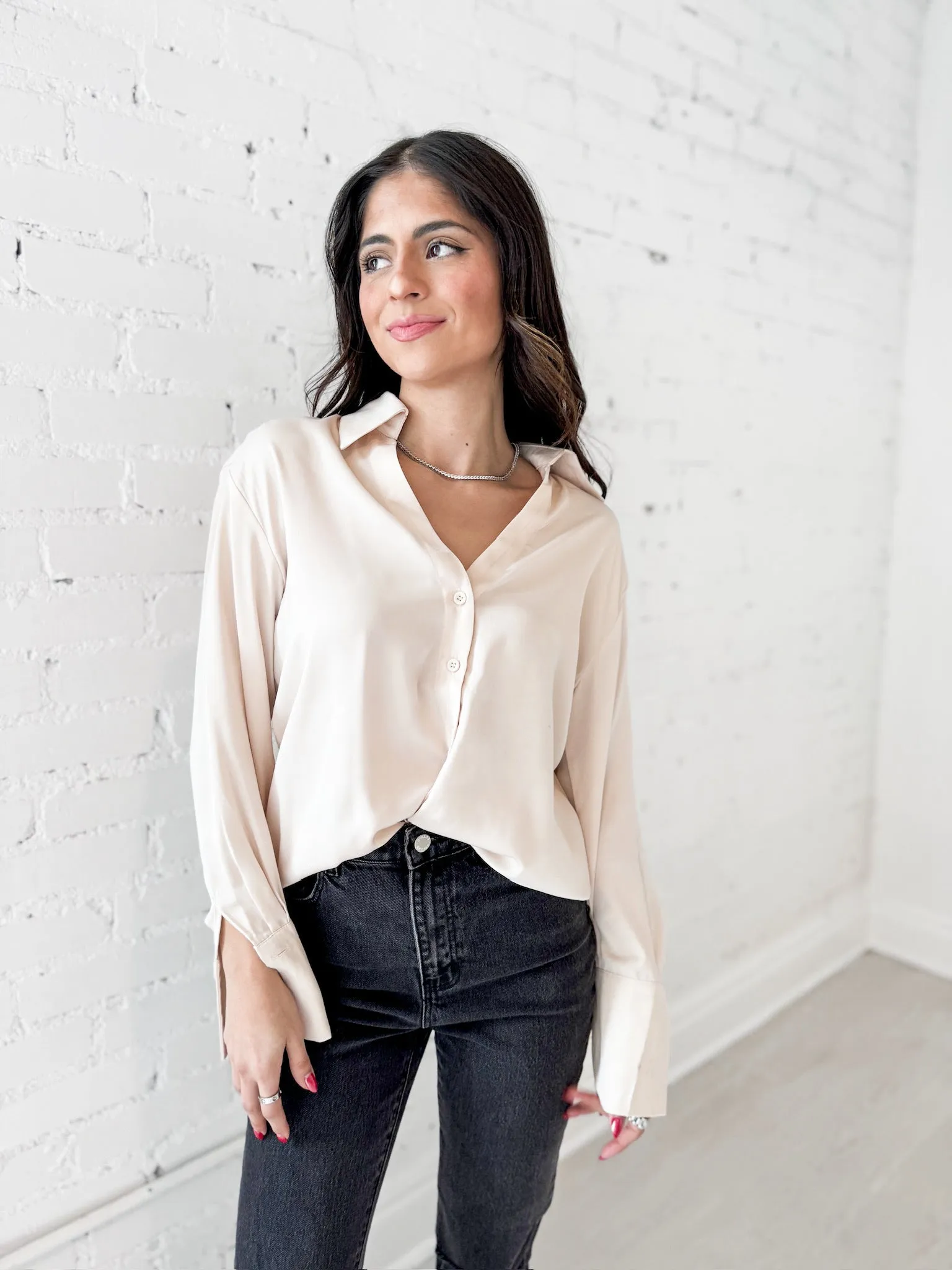 Evangelista Button Down Blouse