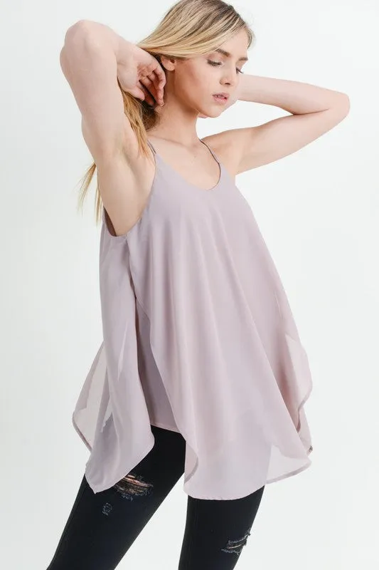 Flowy Chiffon Tank - large