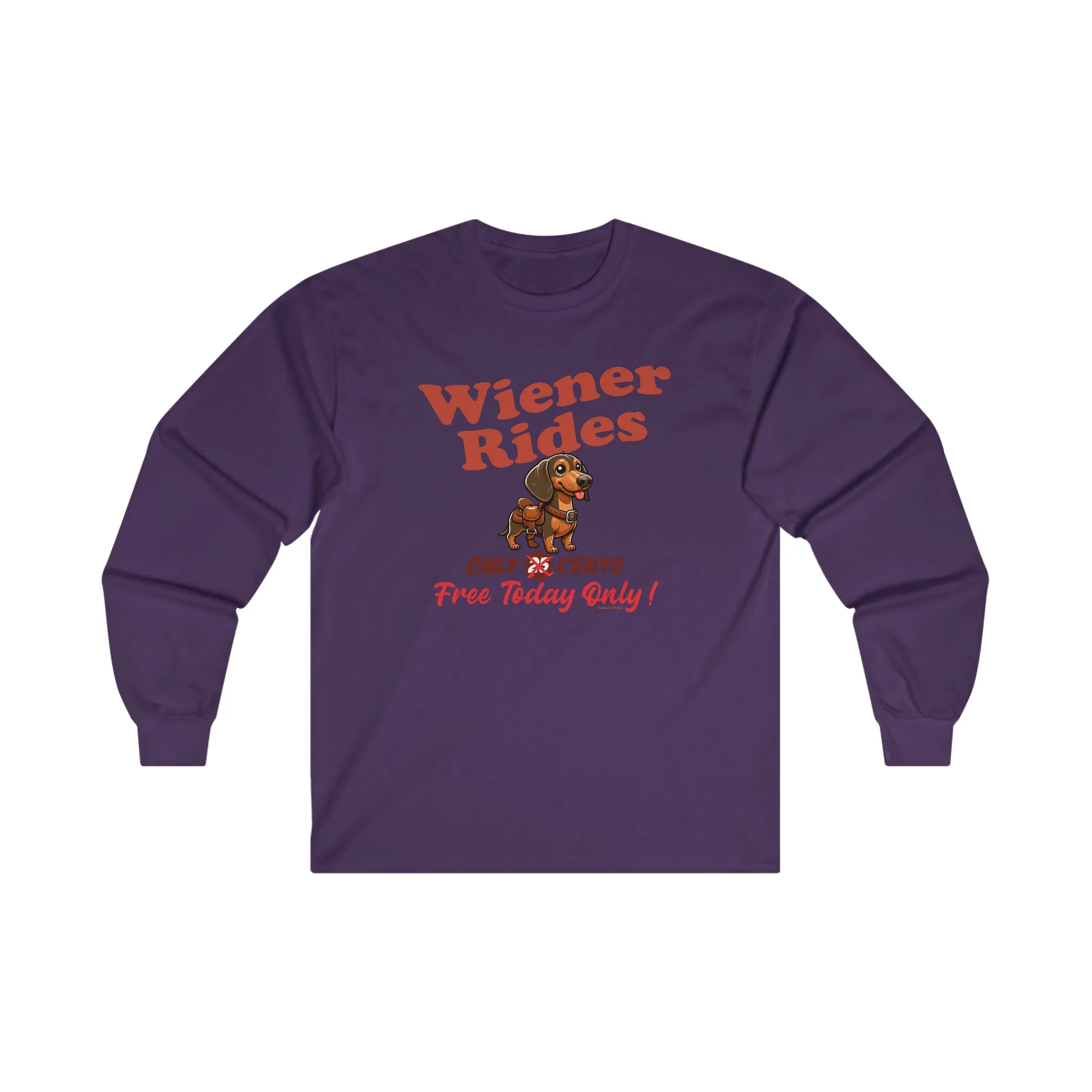 Free Wiener Rides Long Sleeve Tee