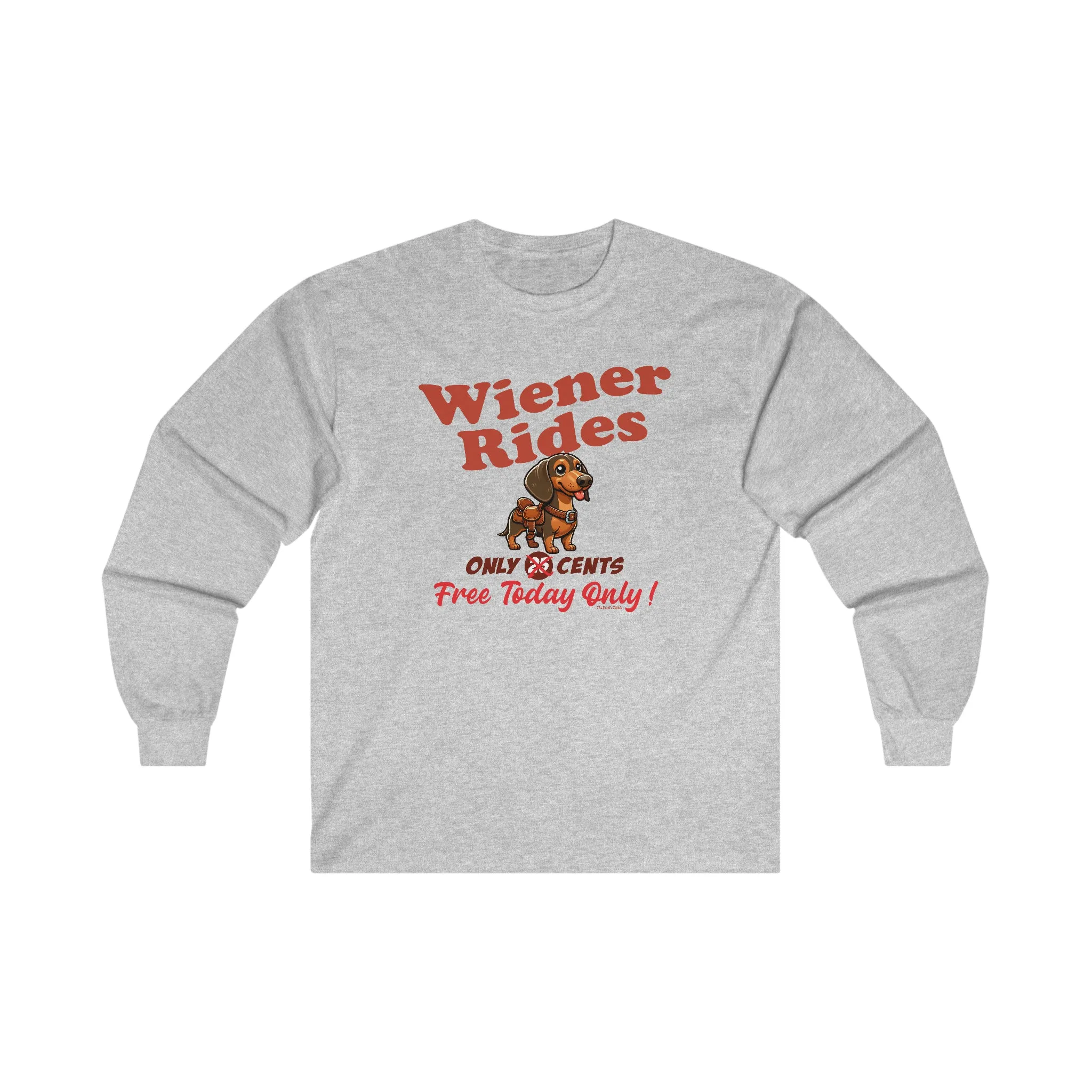 Free Wiener Rides Long Sleeve Tee