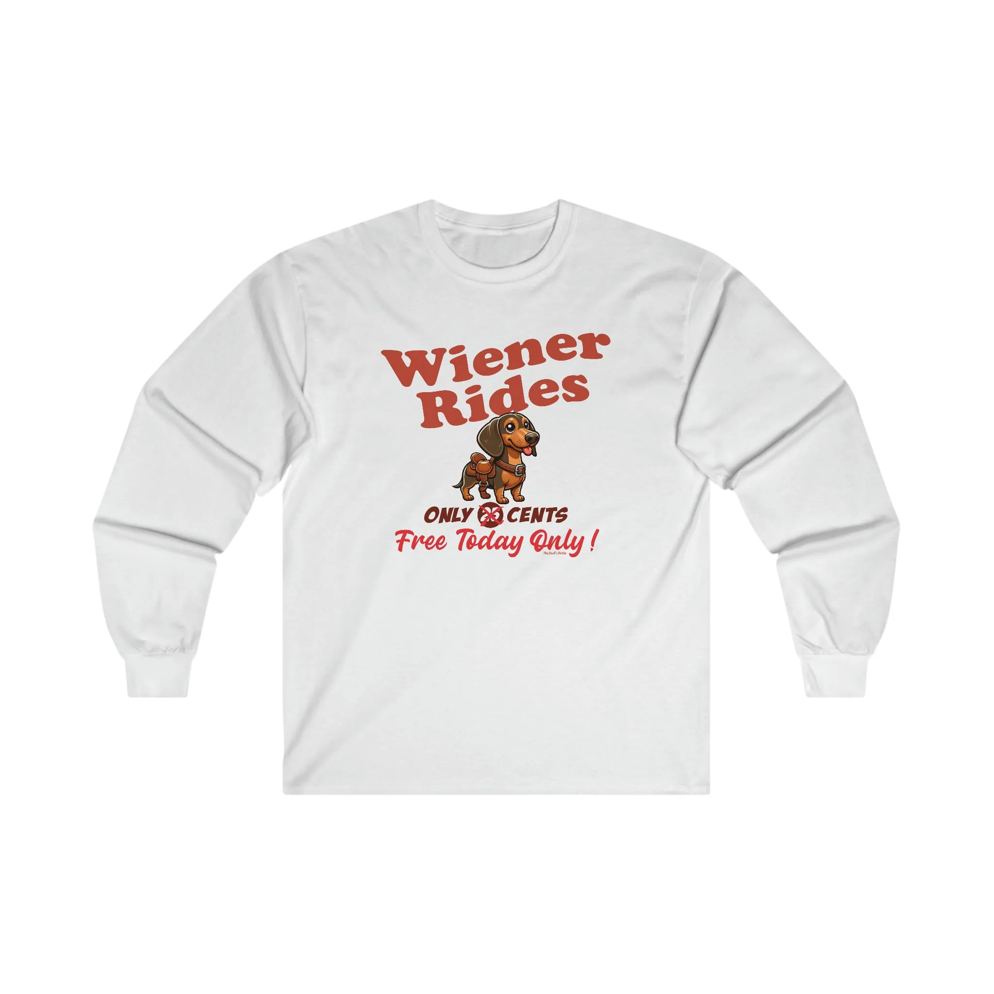 Free Wiener Rides Long Sleeve Tee