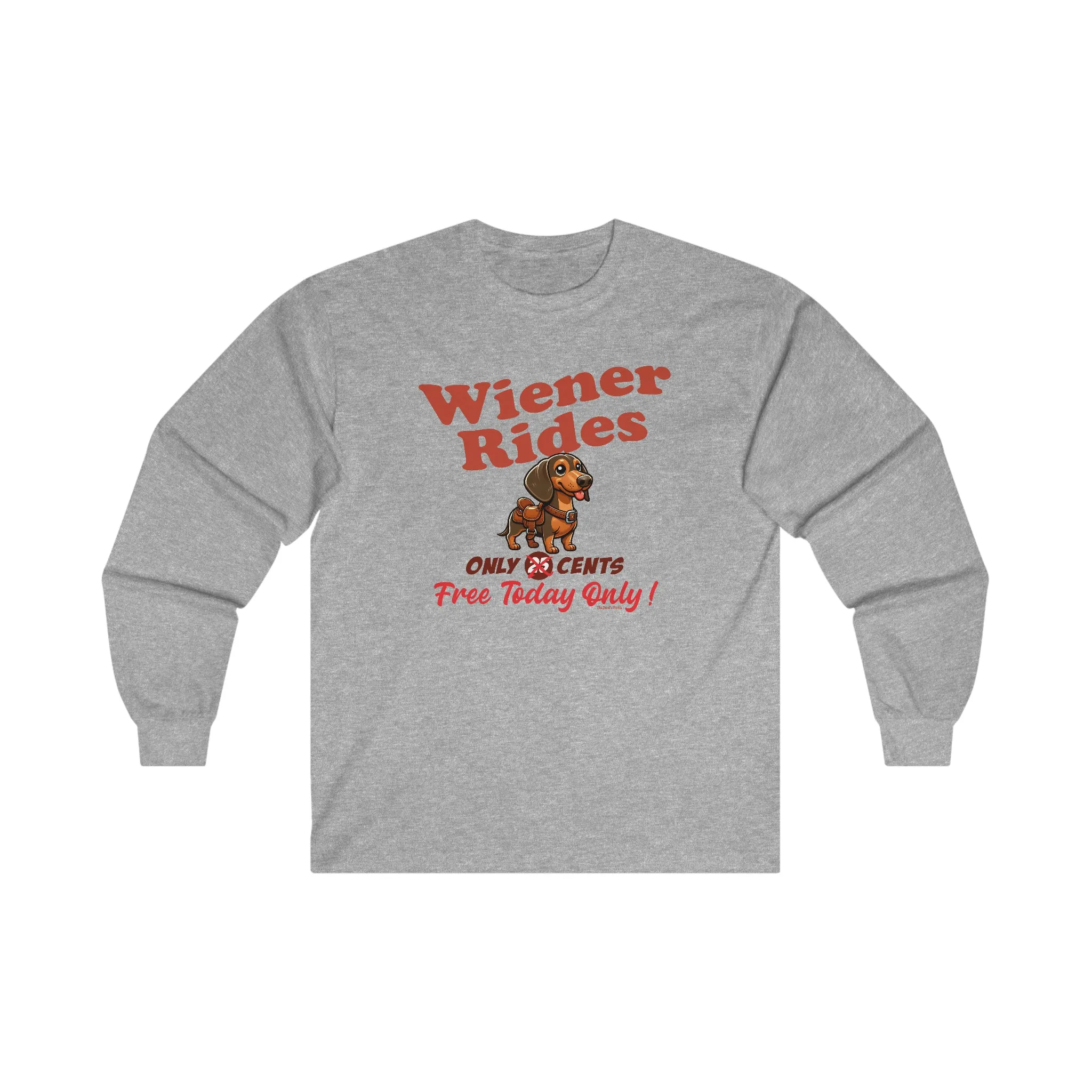 Free Wiener Rides Long Sleeve Tee