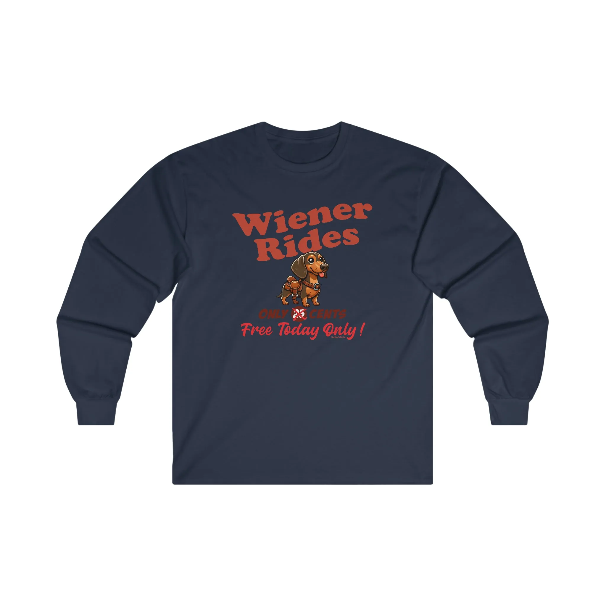 Free Wiener Rides Long Sleeve Tee