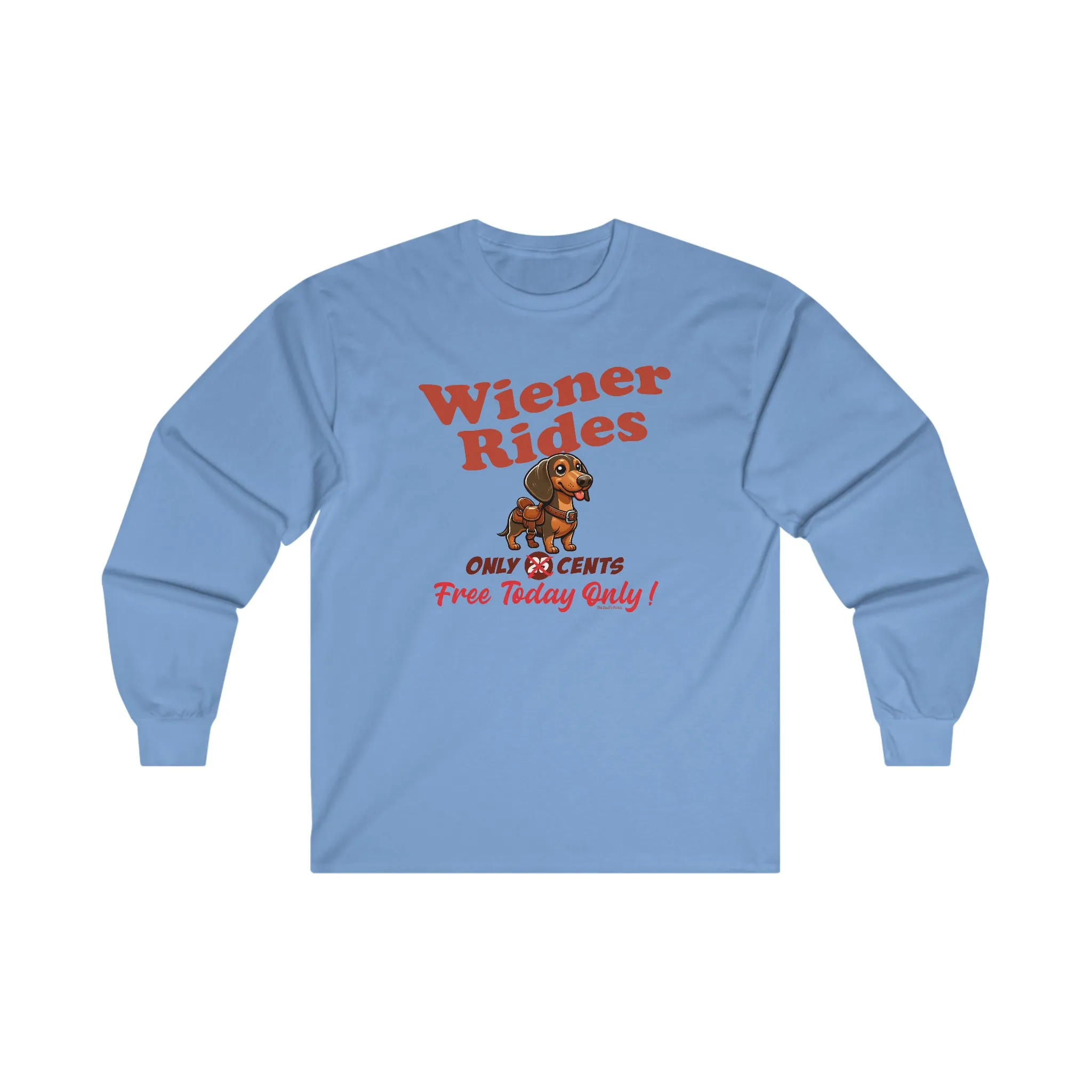 Free Wiener Rides Long Sleeve Tee