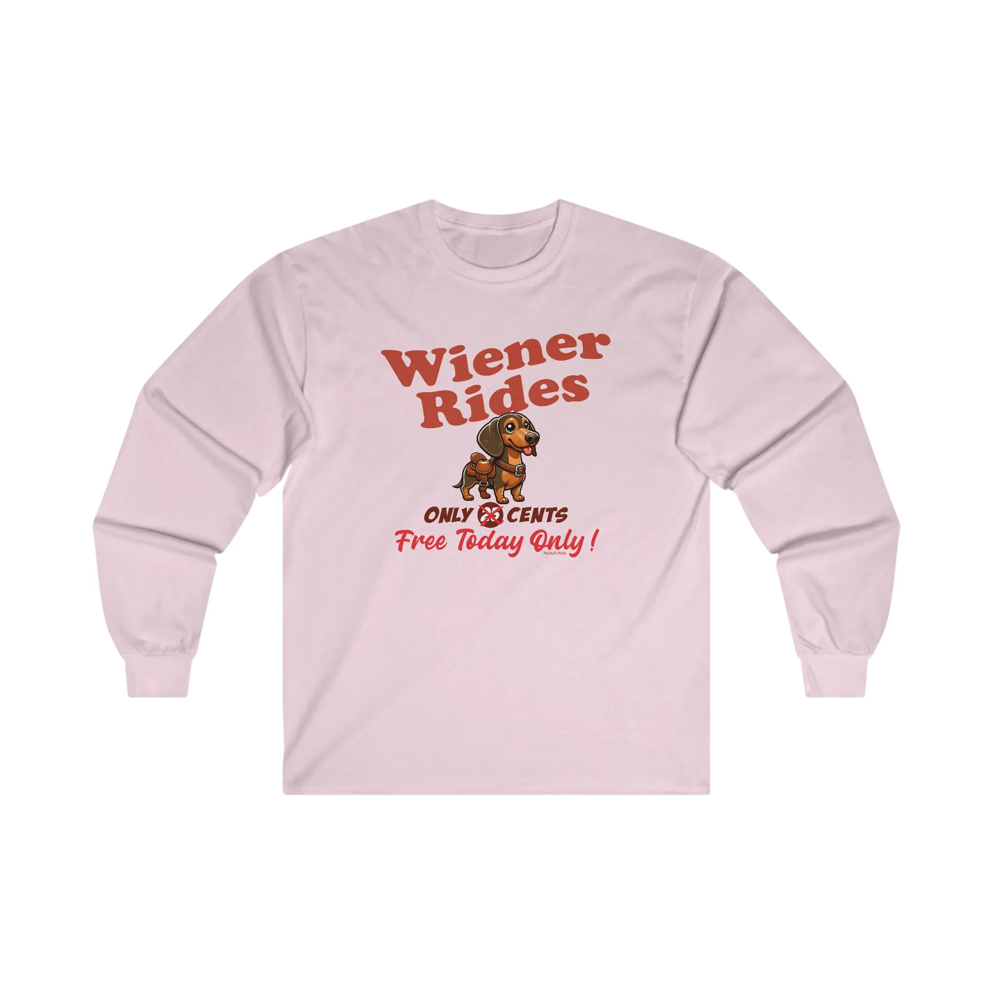 Free Wiener Rides Long Sleeve Tee