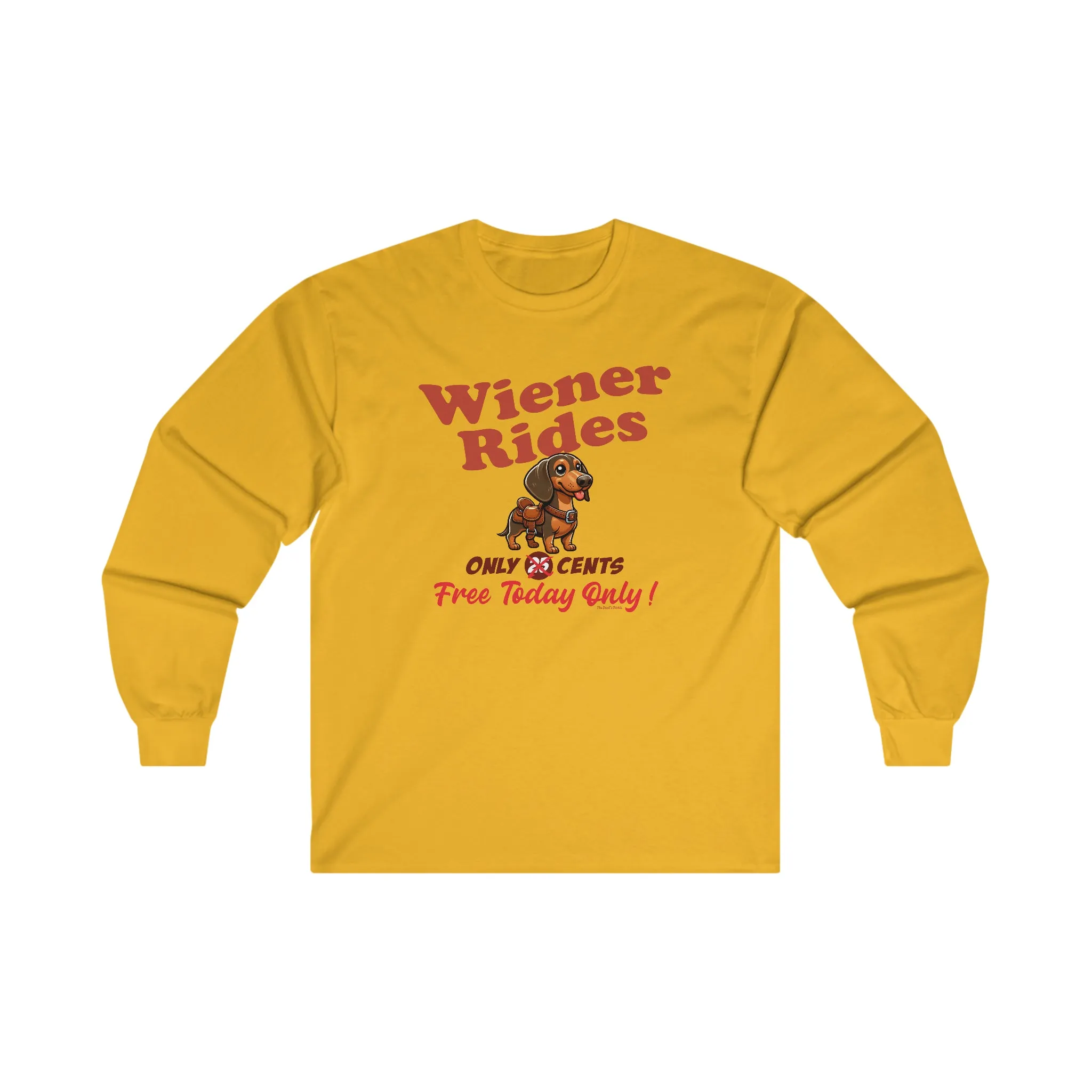 Free Wiener Rides Long Sleeve Tee