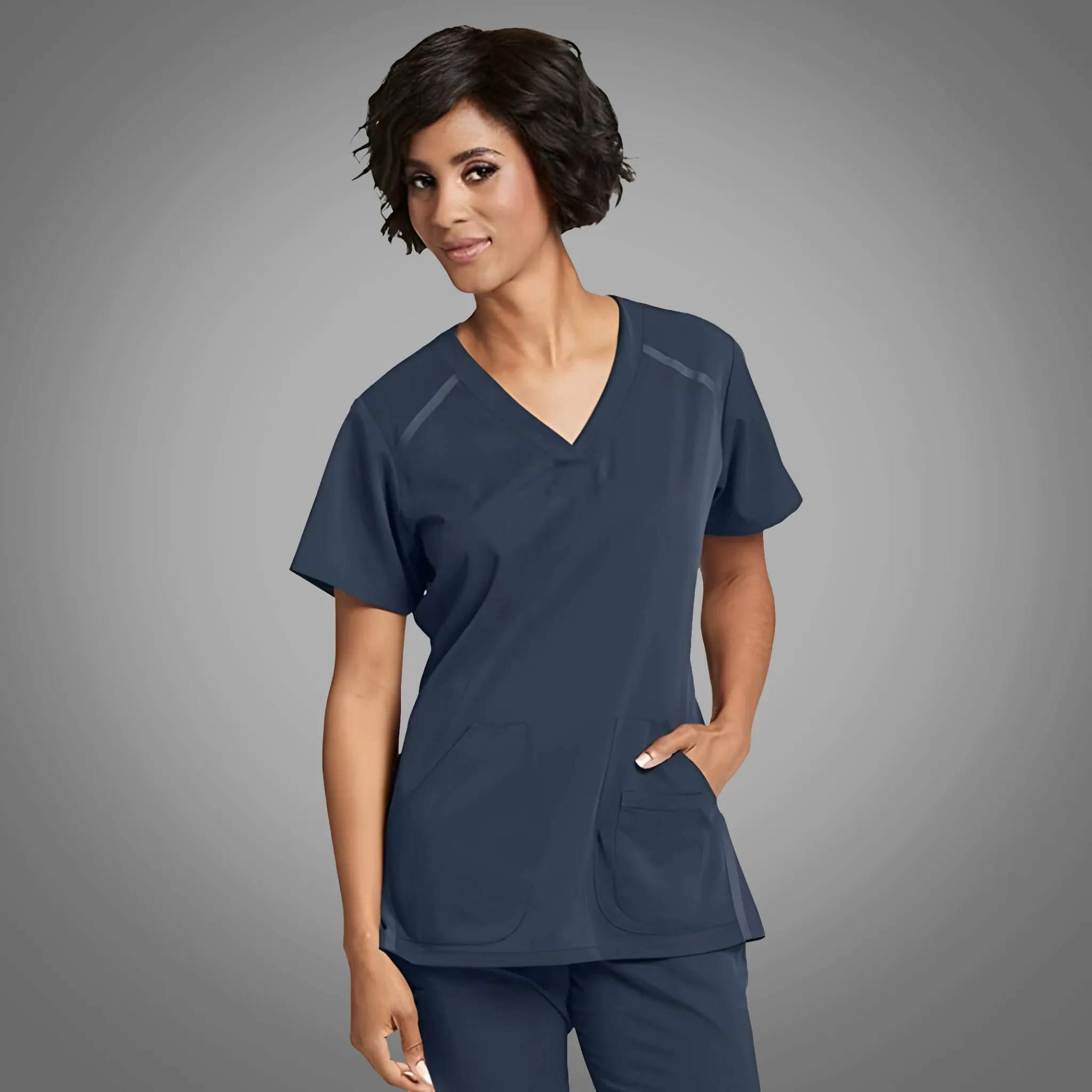 Grey's Anatomy Impact Crossover V-NK Women's Top 7188