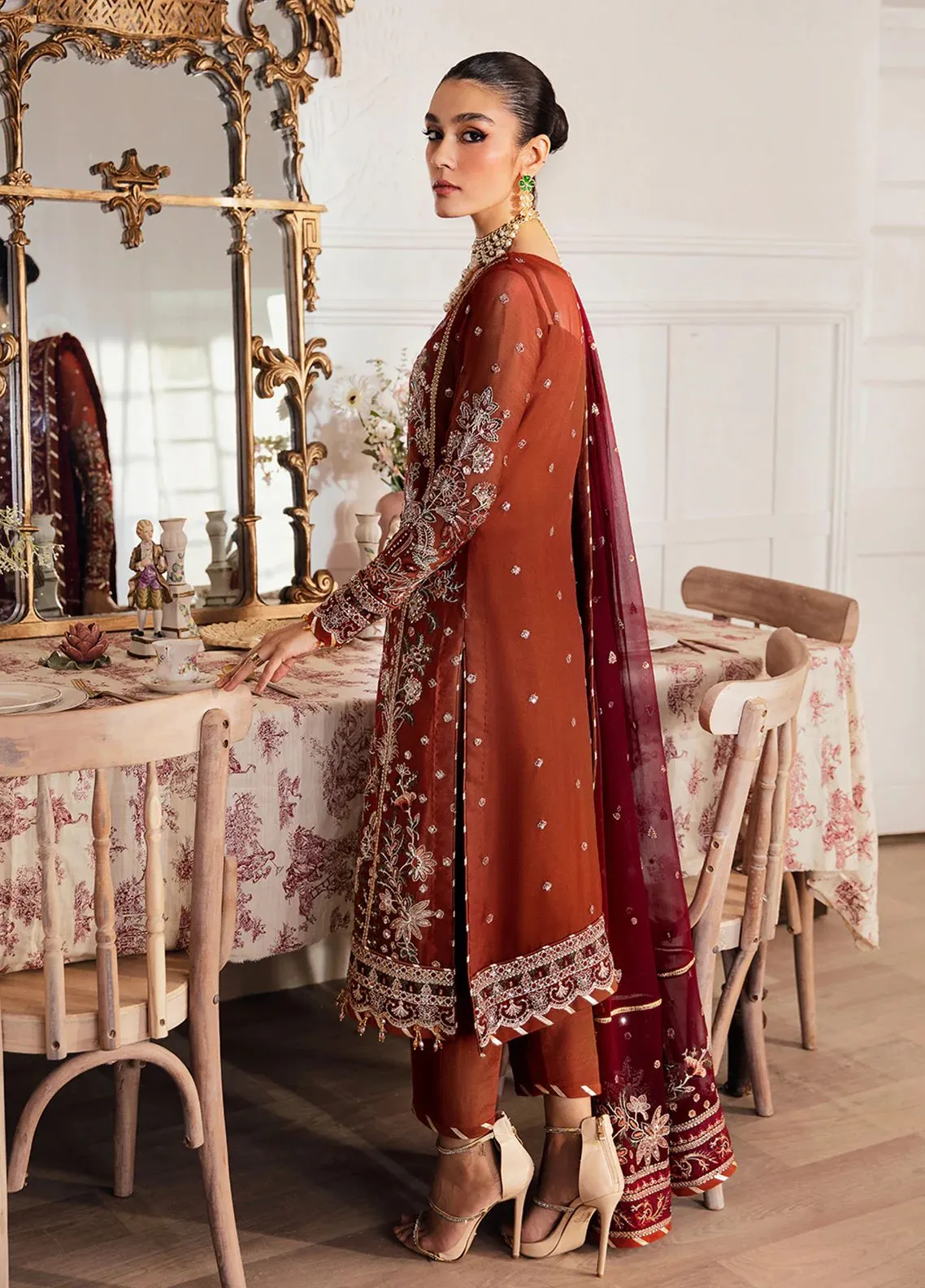 Gulaal Chiffon Suit