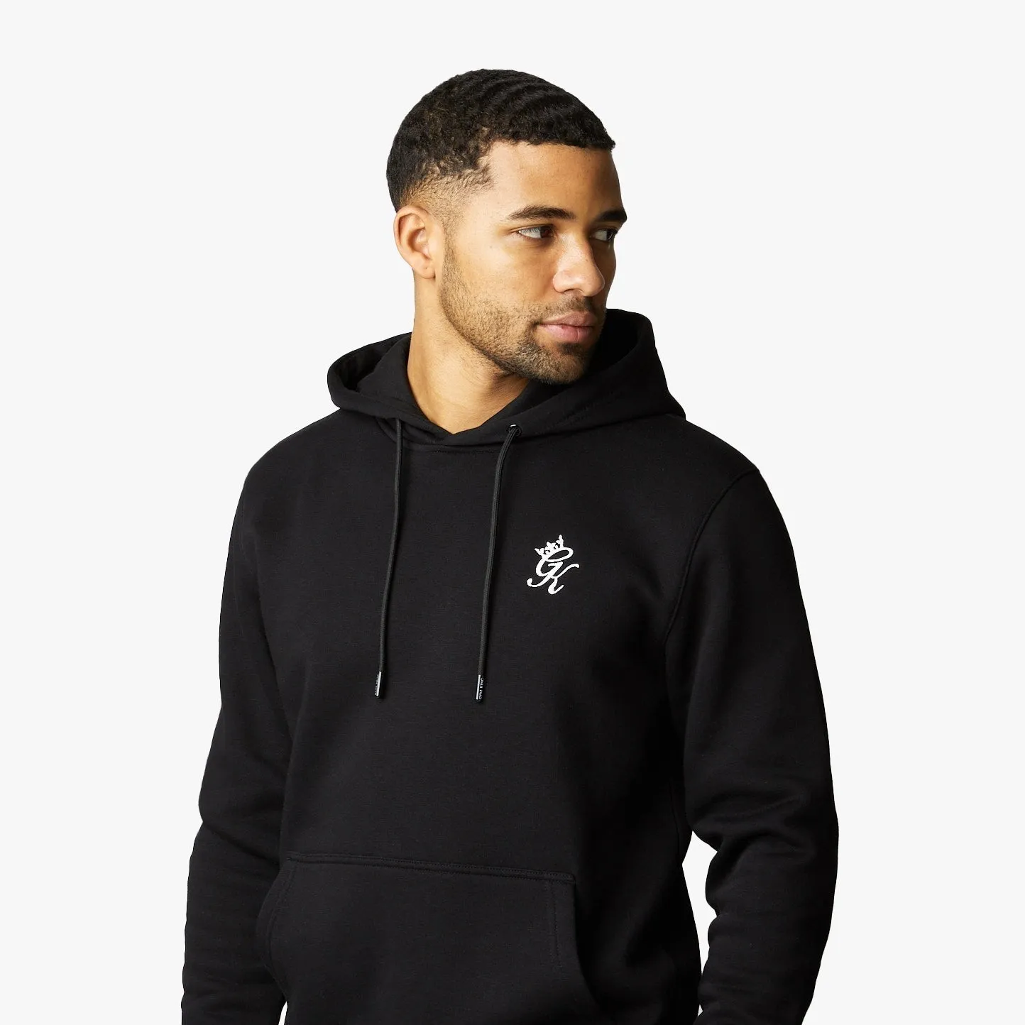 Gym King Fundamental Fleece Hood Tracksuit - Black