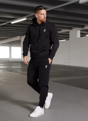 Gym King Fundamental Fleece Hood Tracksuit - Black