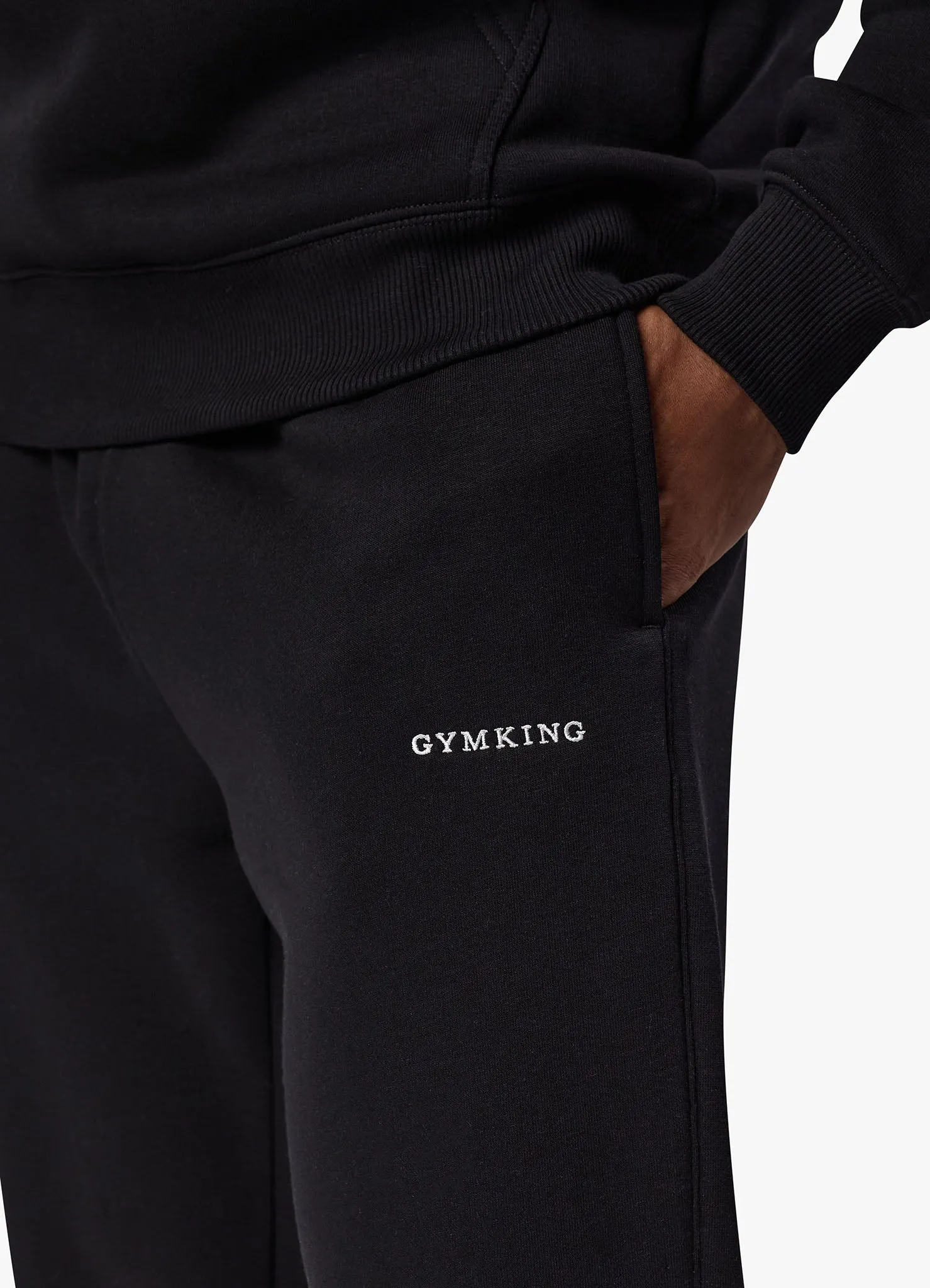 Gym King Linear Fundamental Tracksuit - Black