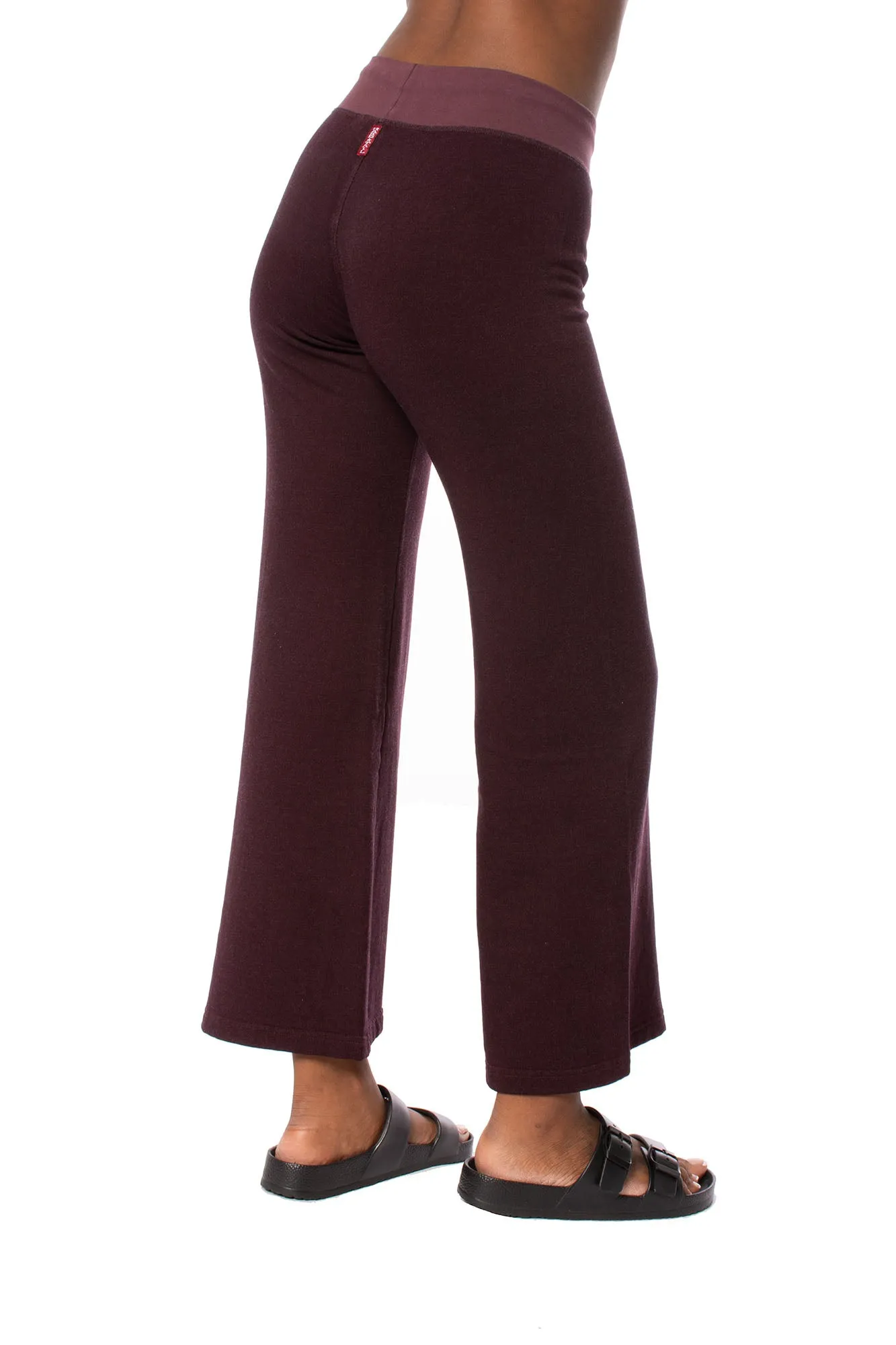 Hard Tail Forever - Cozy Easy Wide Leg Pant (CLO-29, Plum)