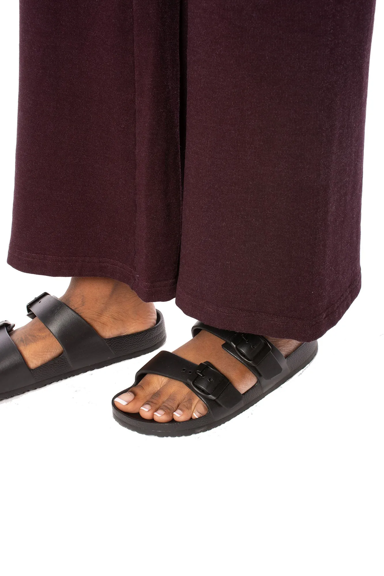 Hard Tail Forever - Cozy Easy Wide Leg Pant (CLO-29, Plum)