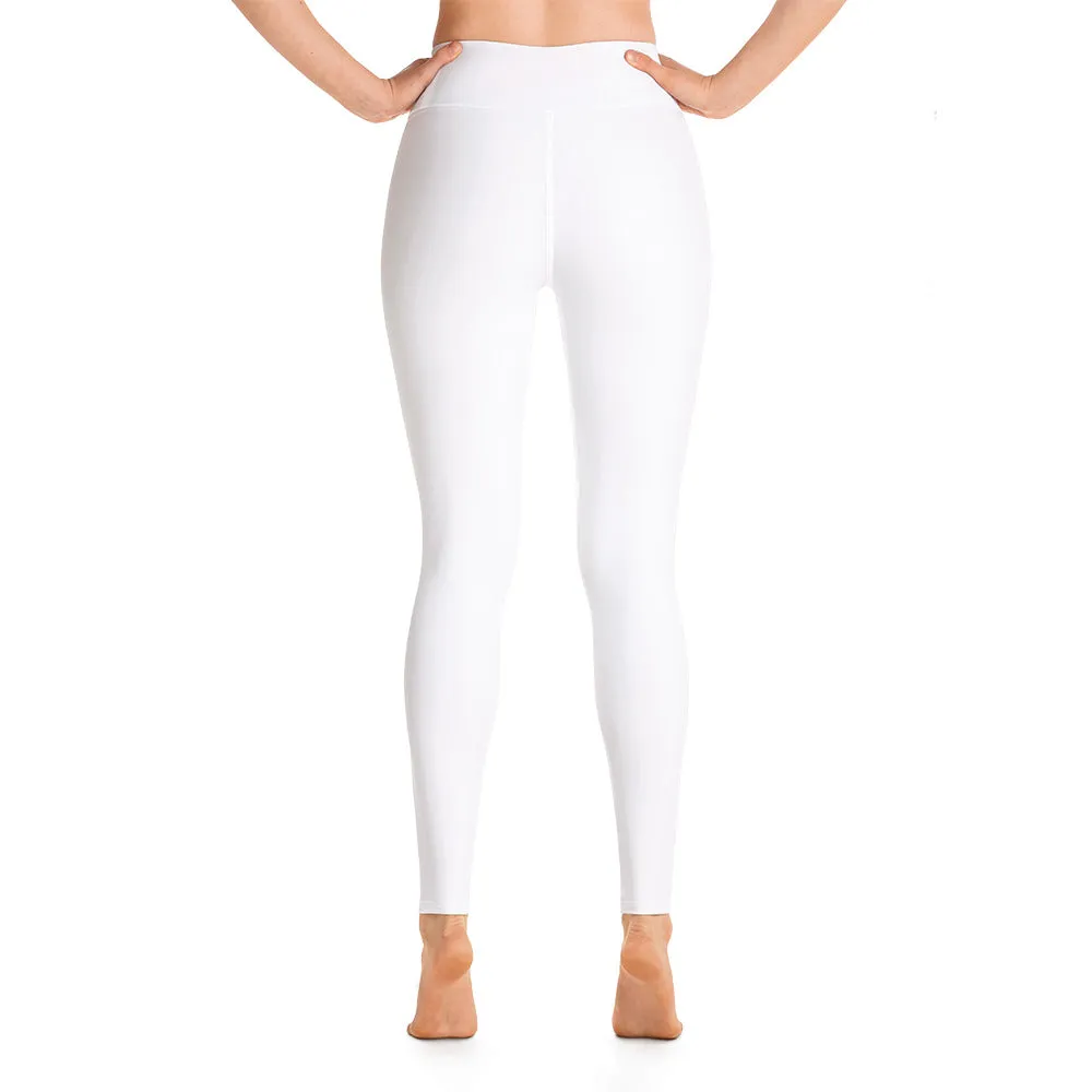 #HaterzStayBack Women's Yoga Pants (White)