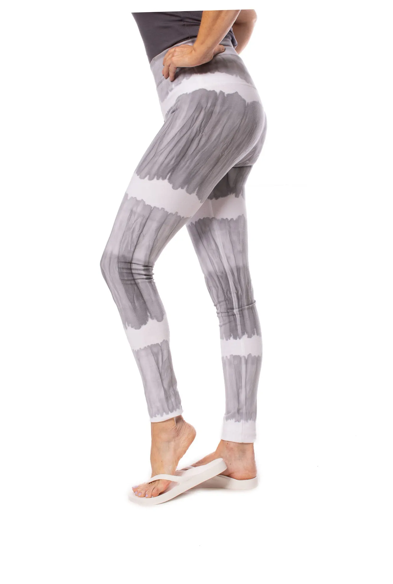 High Rise Ankle Legging (Style W-566, Tie-Dye AND1) by Hard Tail Forever