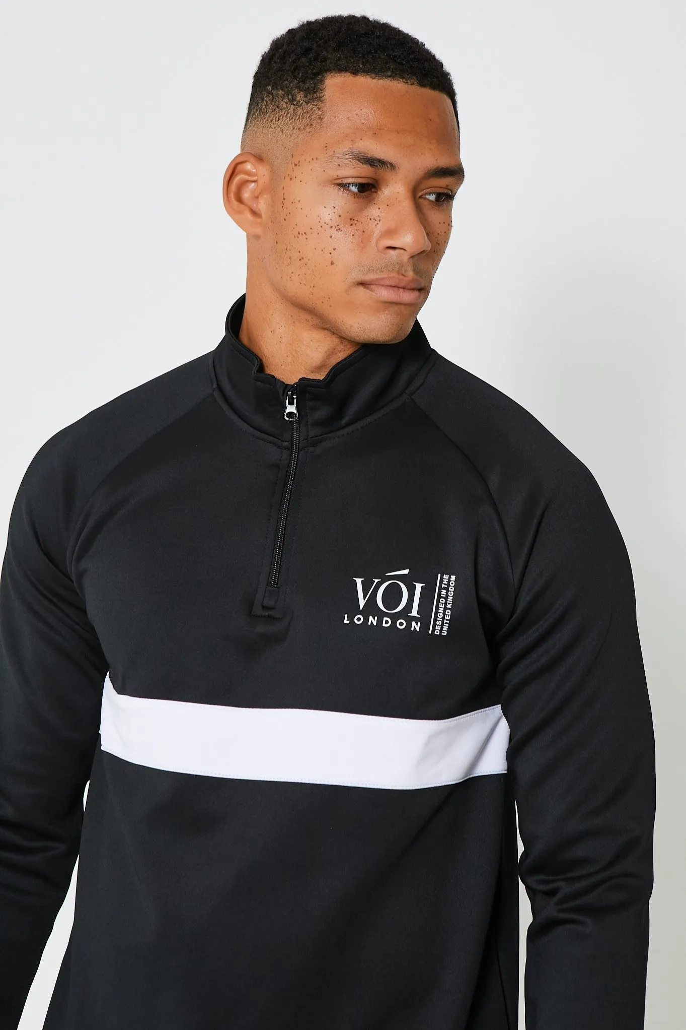 Hill Street Poly Tracksuit - Black