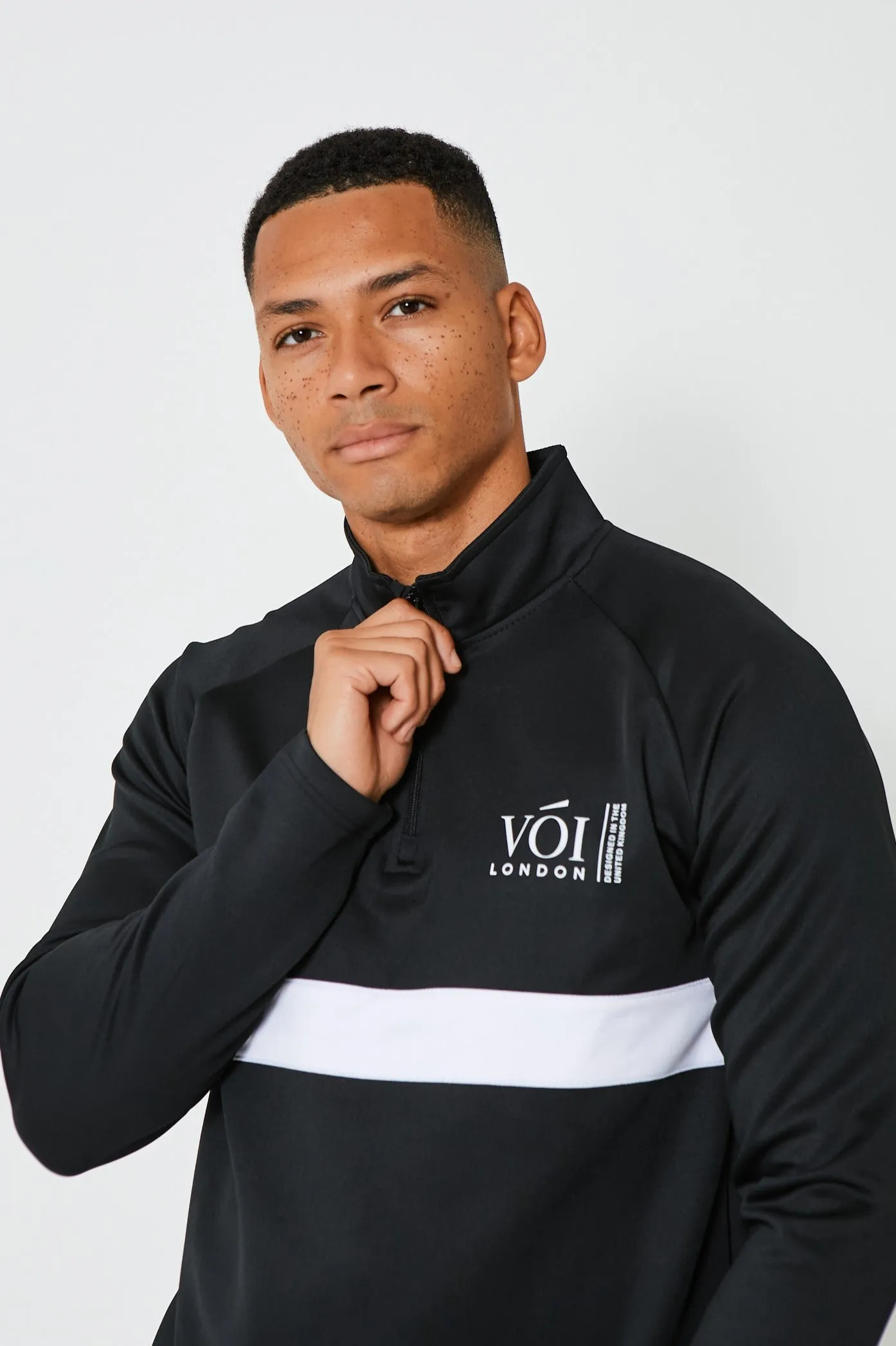 Hill Street Poly Tracksuit - Black