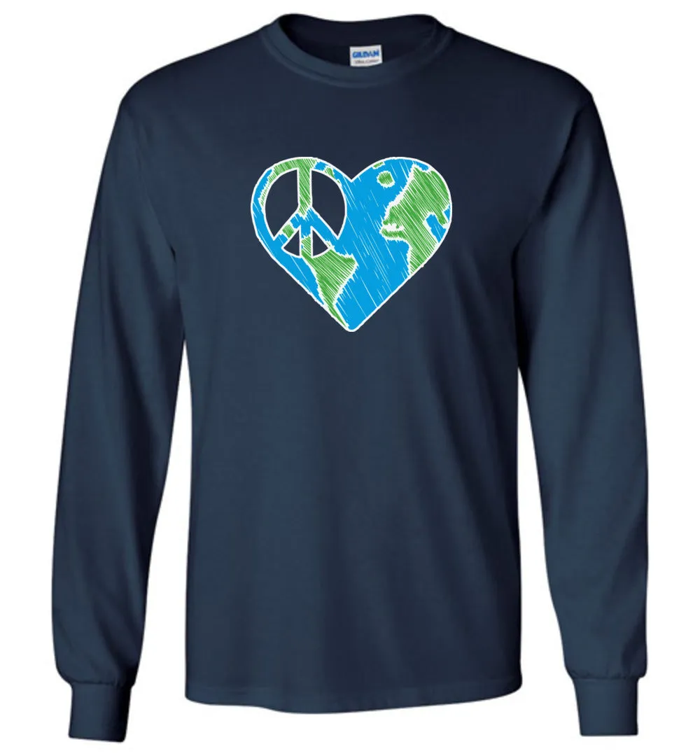 I Heart Peace - Long Sleeve T-Shirts