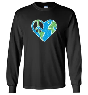 I Heart Peace - Long Sleeve T-Shirts